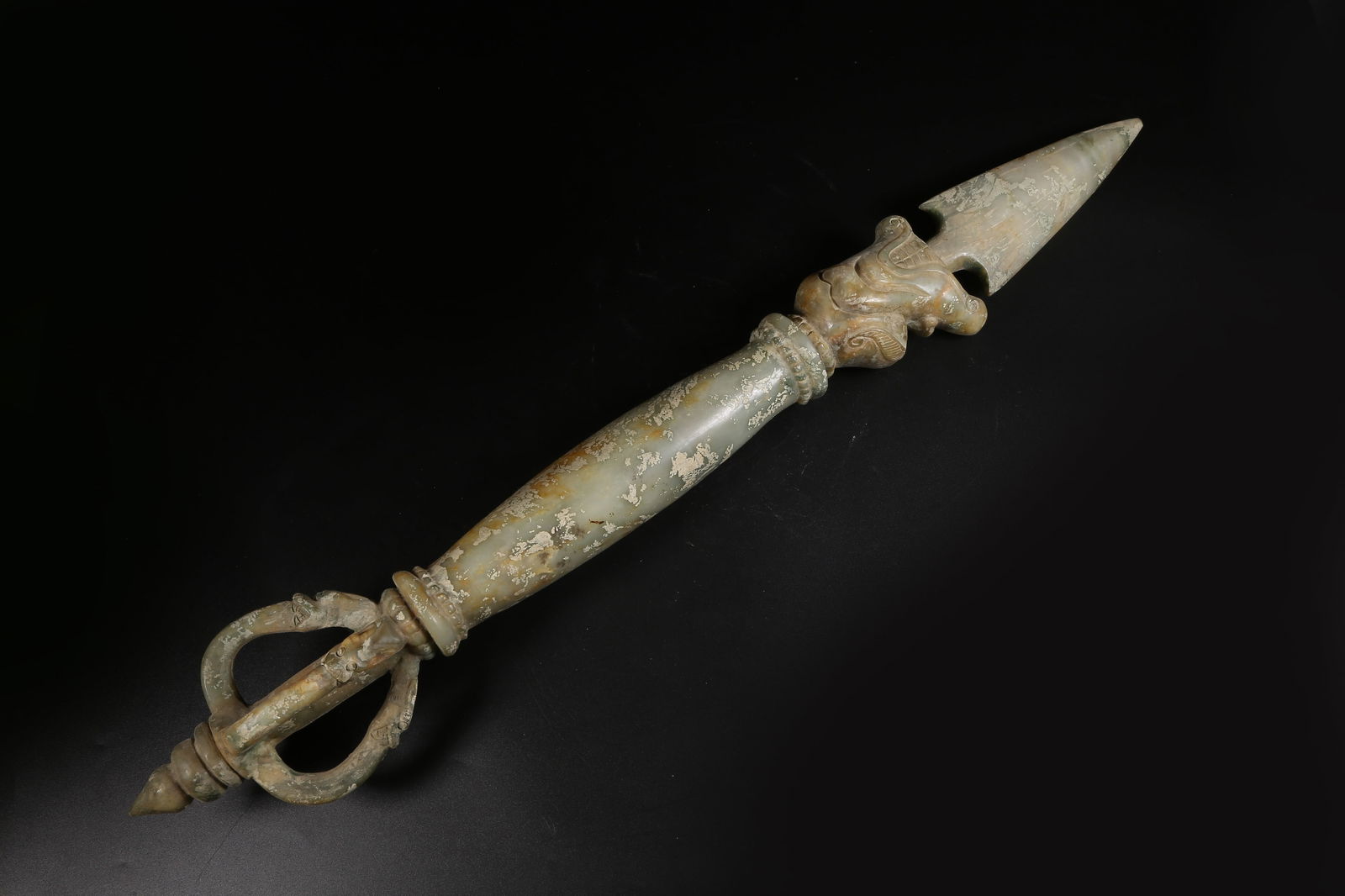 A HIGH-ANTIQUITY JADE RITUAL IMPLEMENT - 8
