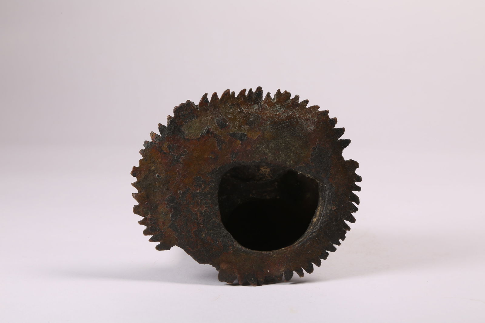 A BRONZE SEATED ARHAT - 8