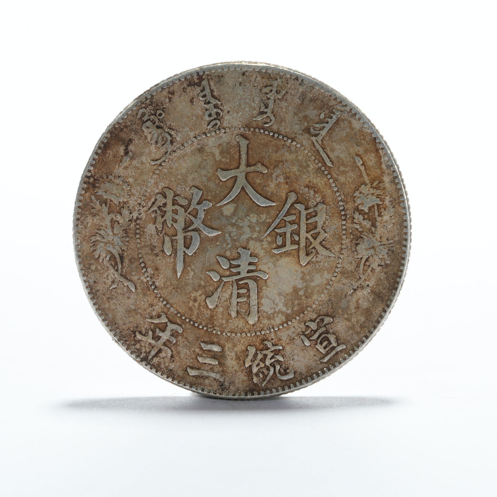 A SILVER DOLLAR COIN