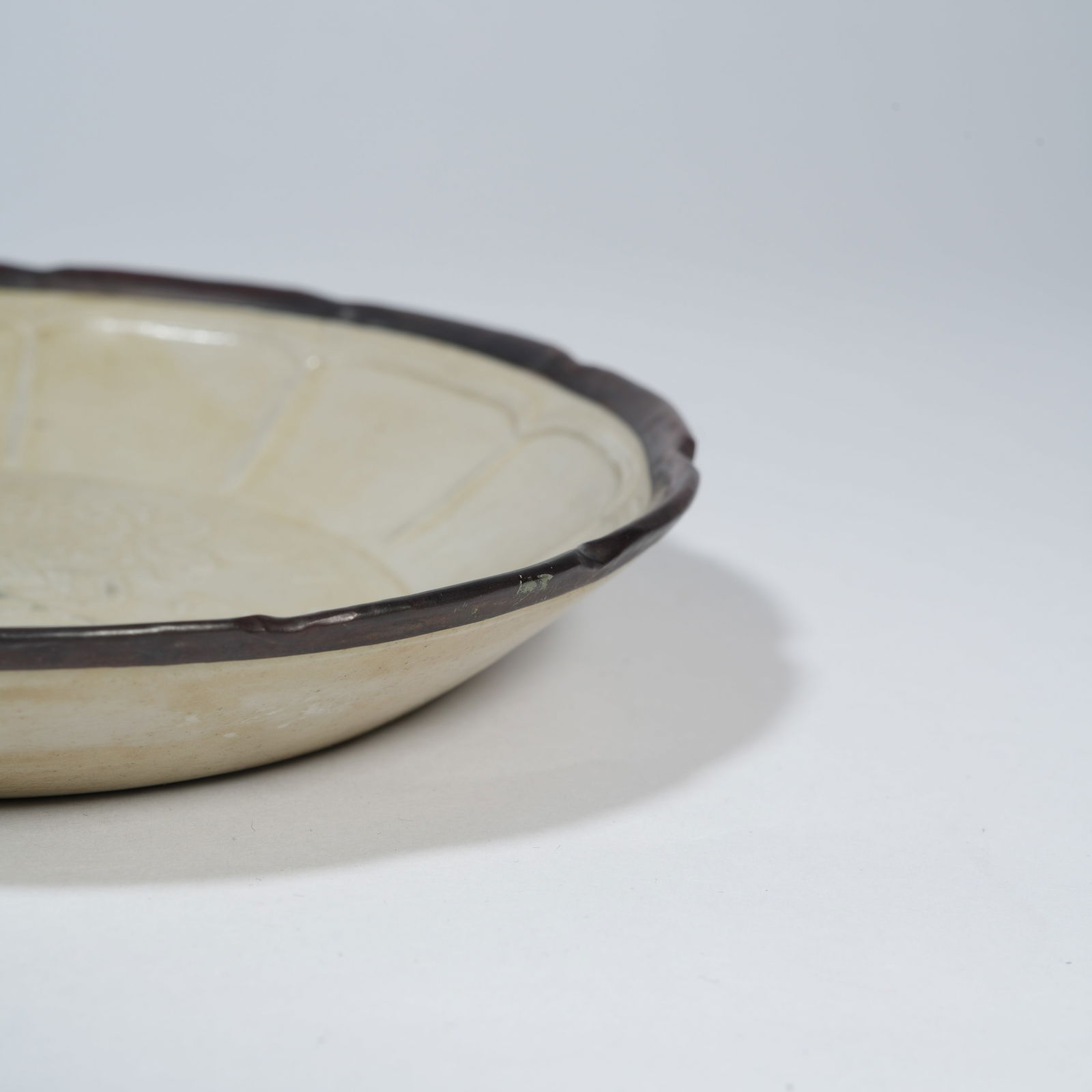 A DING WARE INCISED DISH - 6