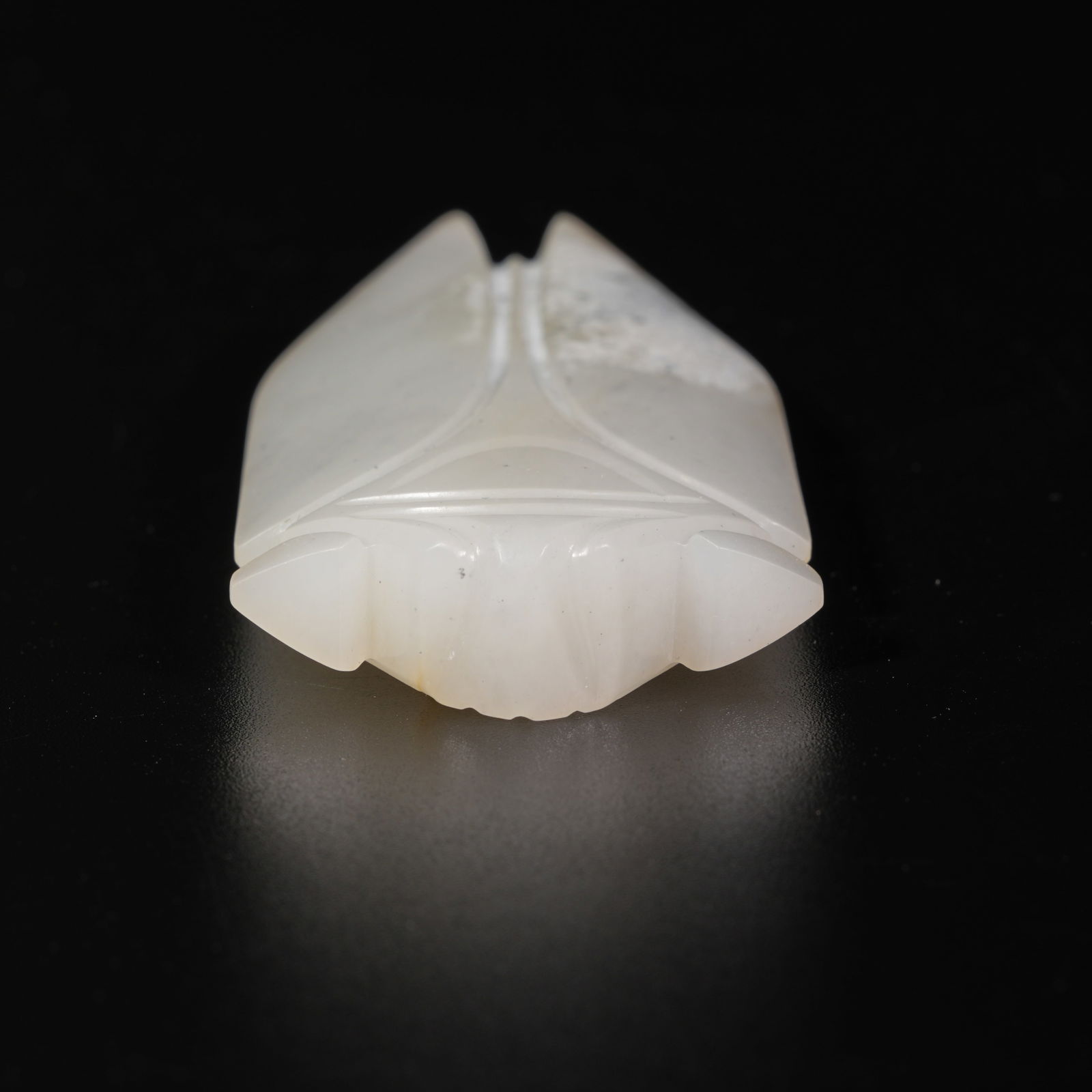 A HETIAN JADE CICADA - 5
