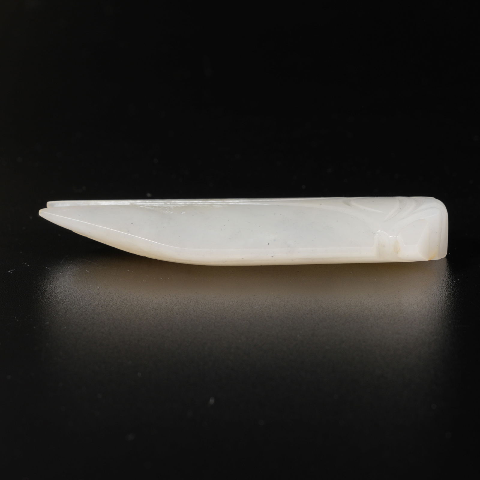 A HETIAN JADE CICADA - 7