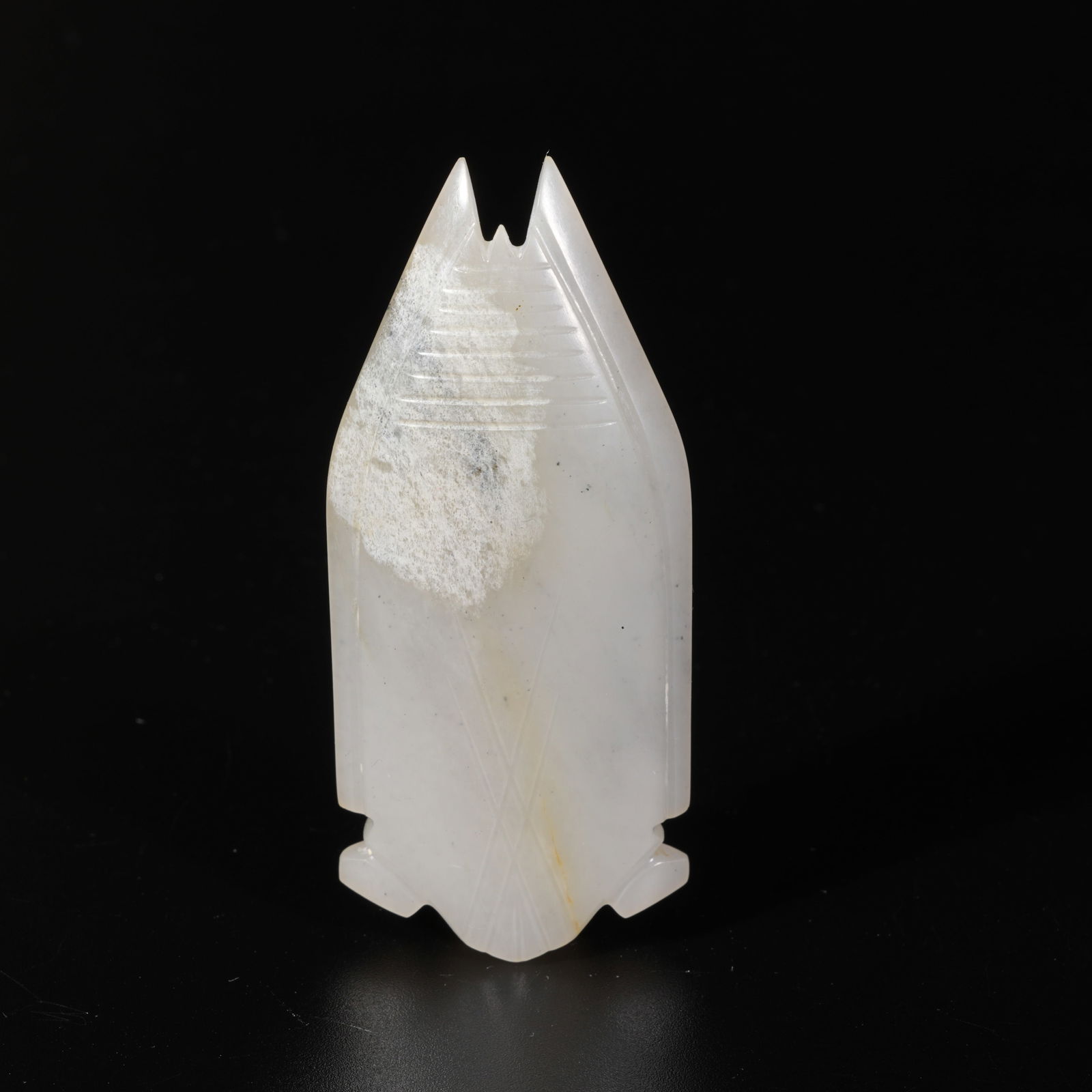 A HETIAN JADE CICADA - 9