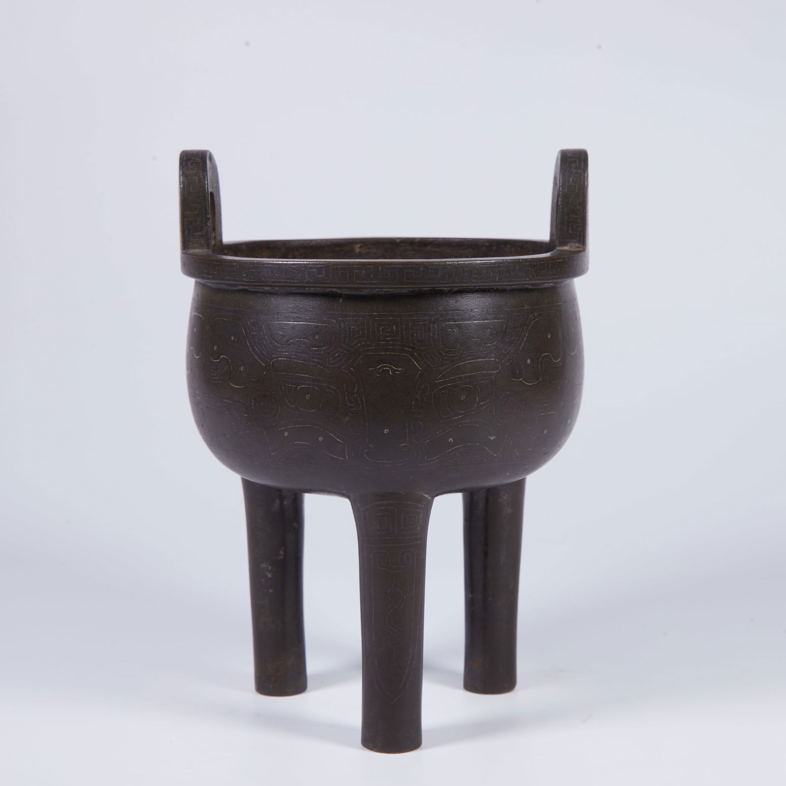 A BRONZE INCENSE BURNER (1 of 7)