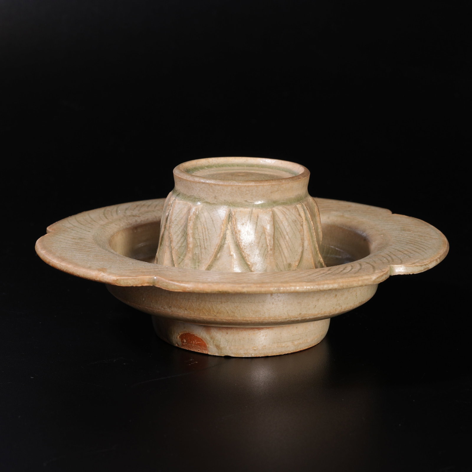 A YAOZHOU KILN TEA BOWL: Yaozhou Kiln Tea Bowl