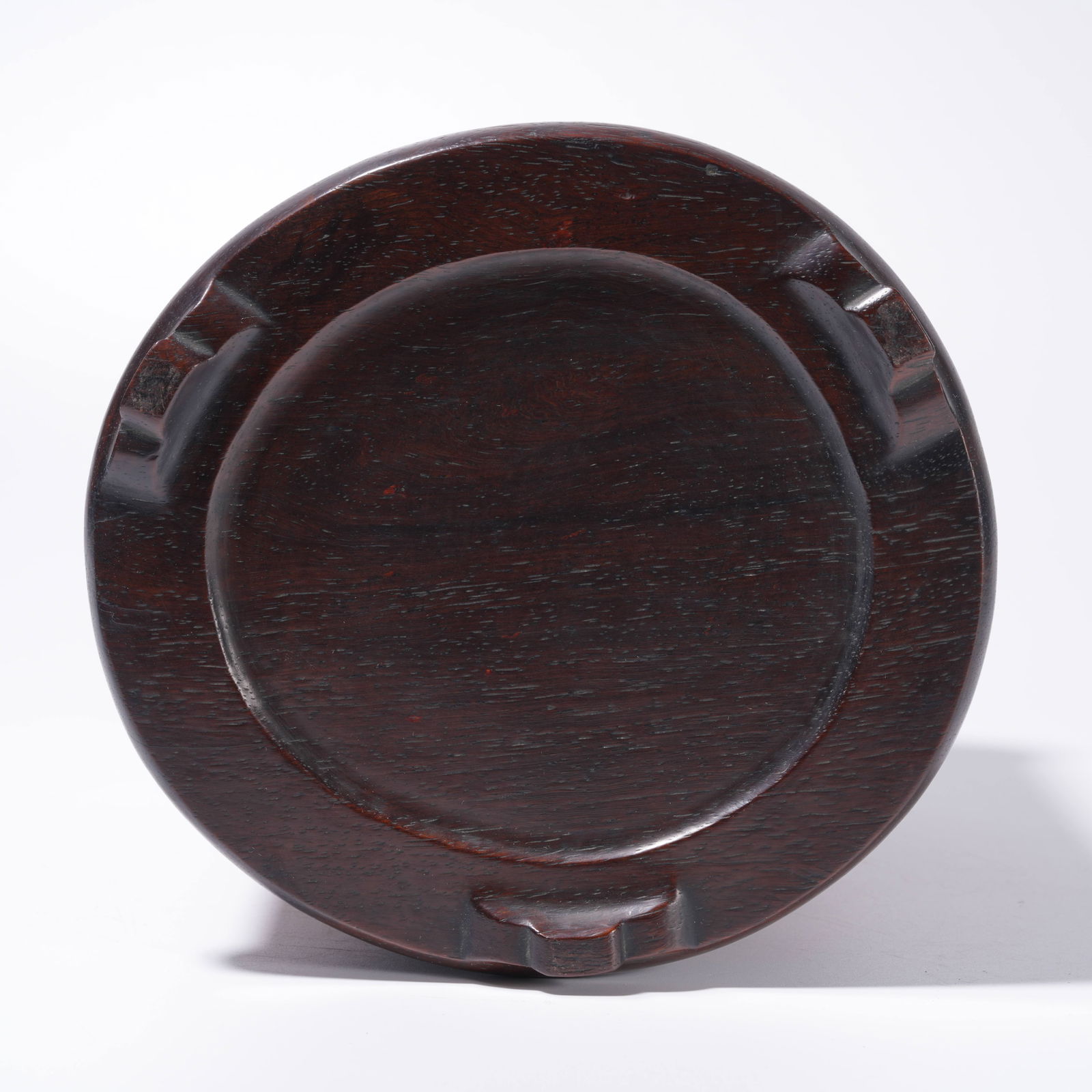 A BAMBOO ROOT CARVING LANDSCAPE-PATTERN BRUSH HOLDER - 9