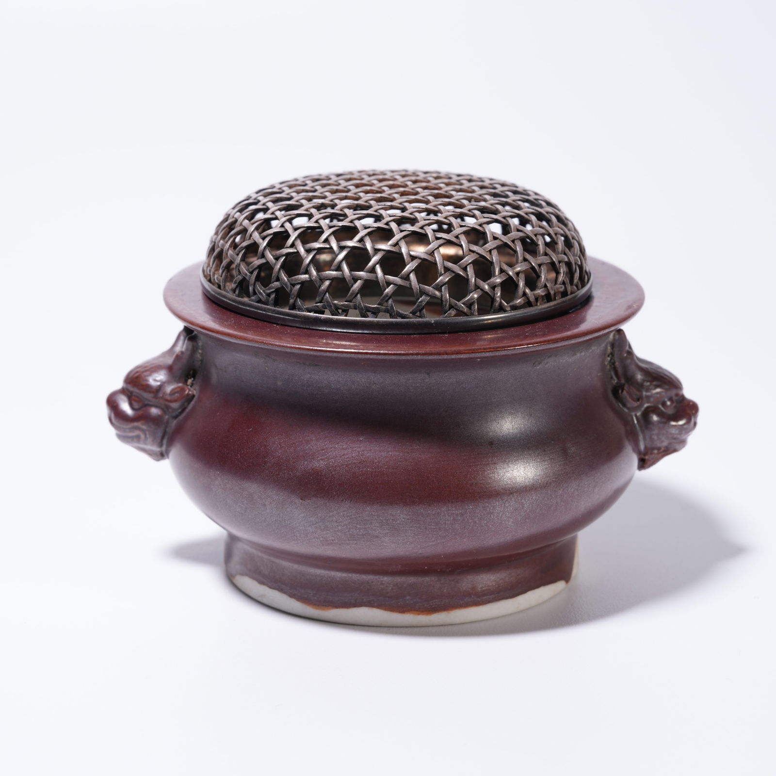 A OLD KILN CENSER: Old Kiln Censer