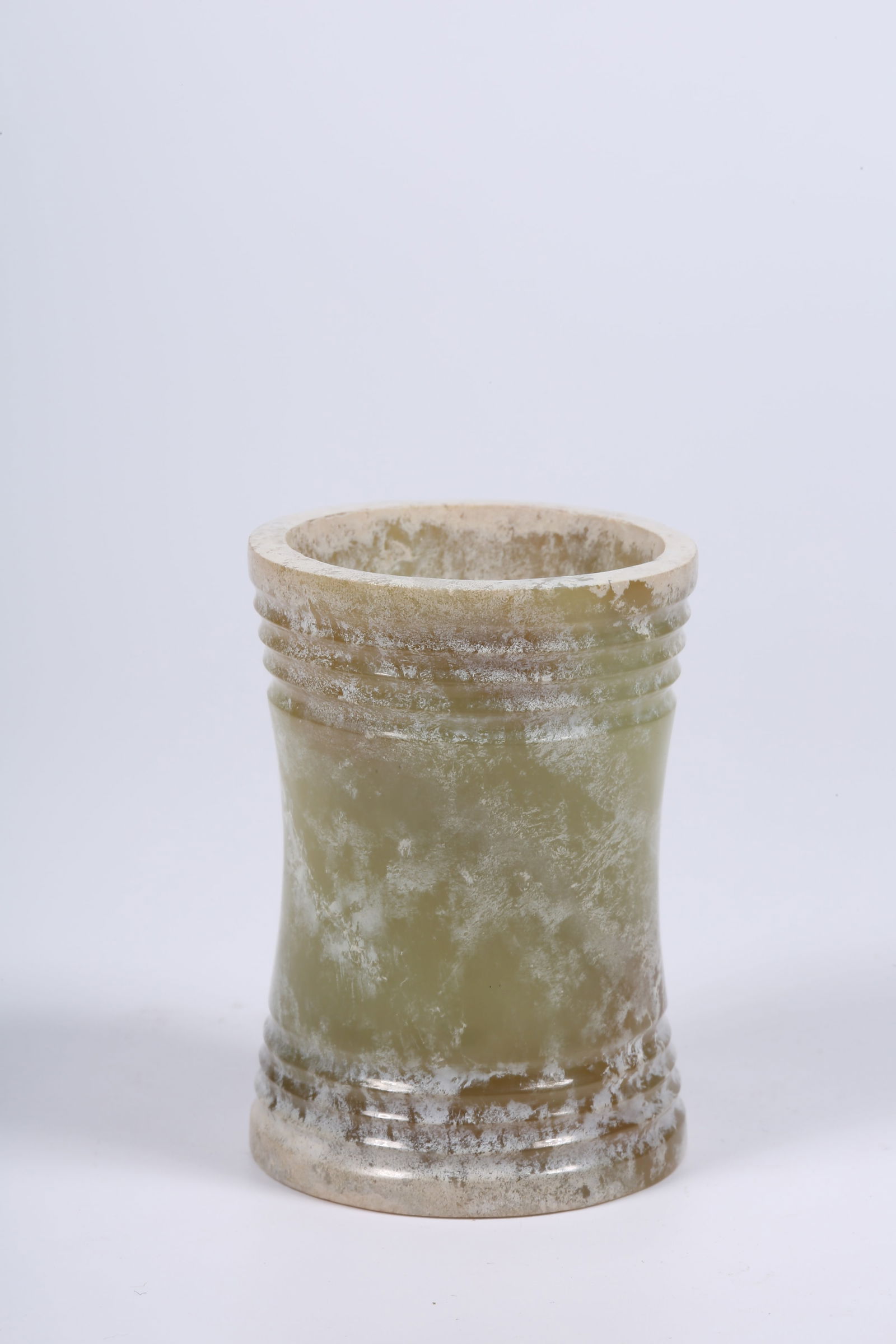 A ARCHAIC JADE HOOP-SHAPED OBJECT - 5