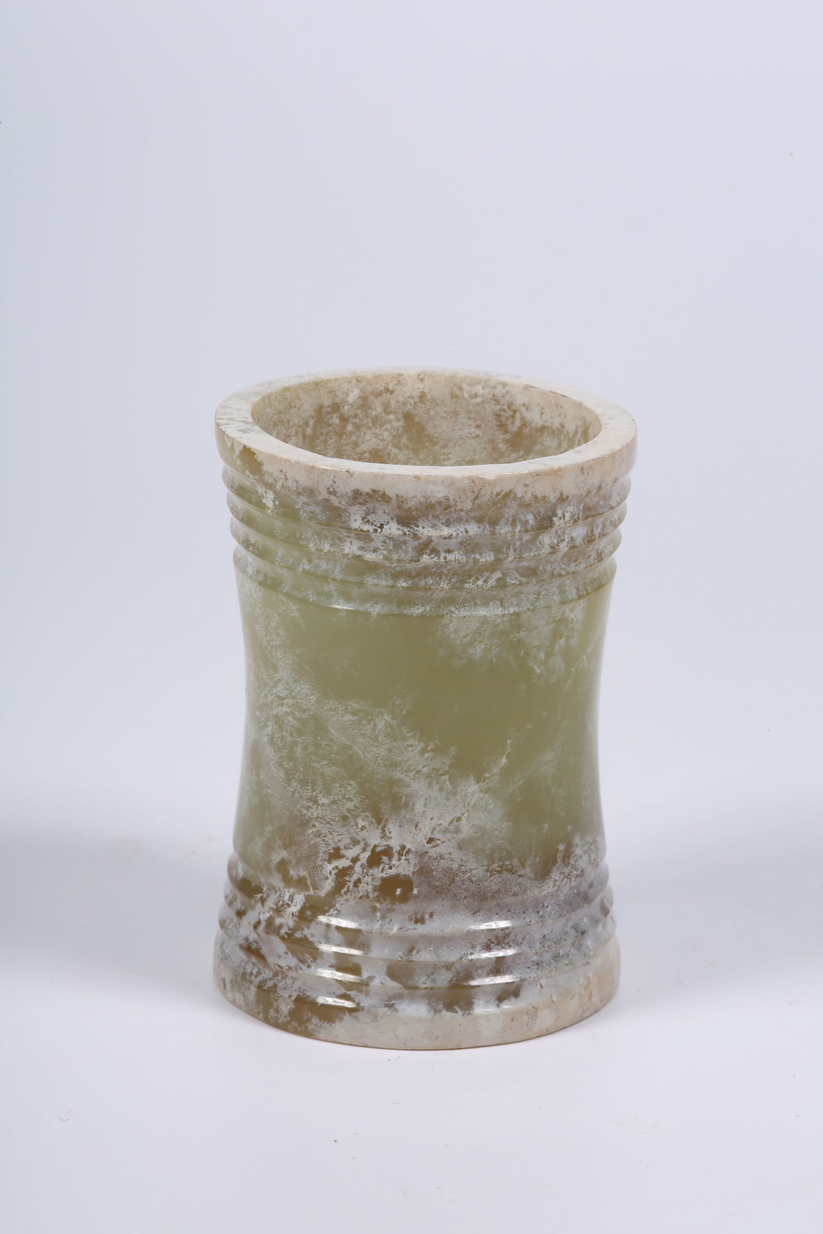 A ARCHAIC JADE HOOP-SHAPED OBJECT - 6