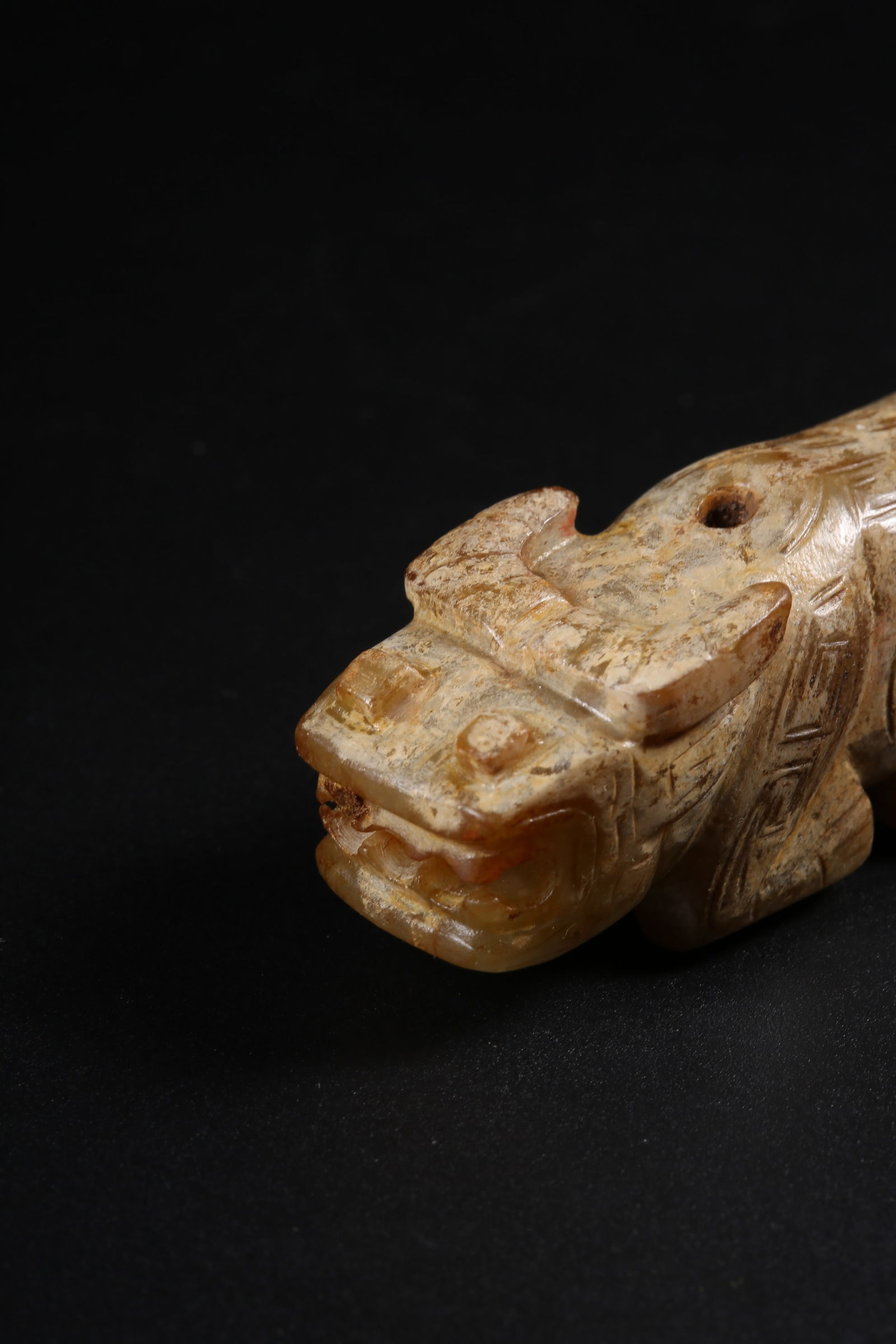 A ARCHAIC JADE OX - 7