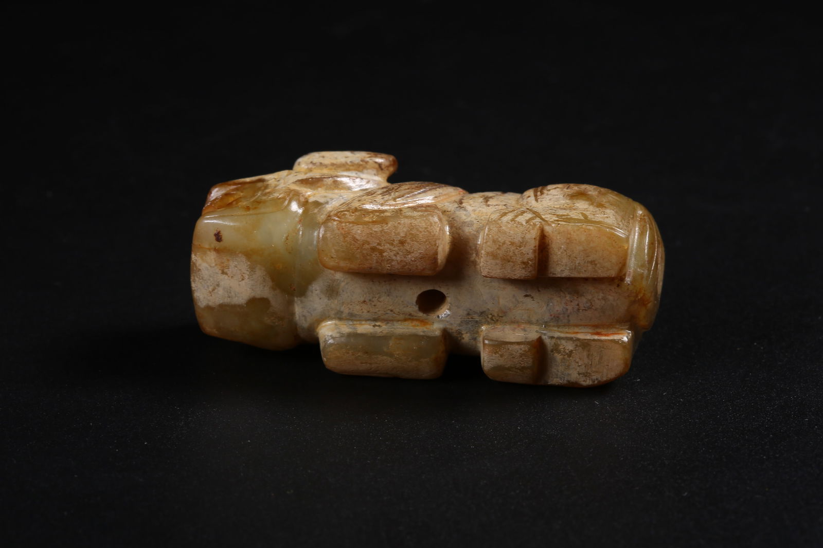 A ARCHAIC JADE OX - 8