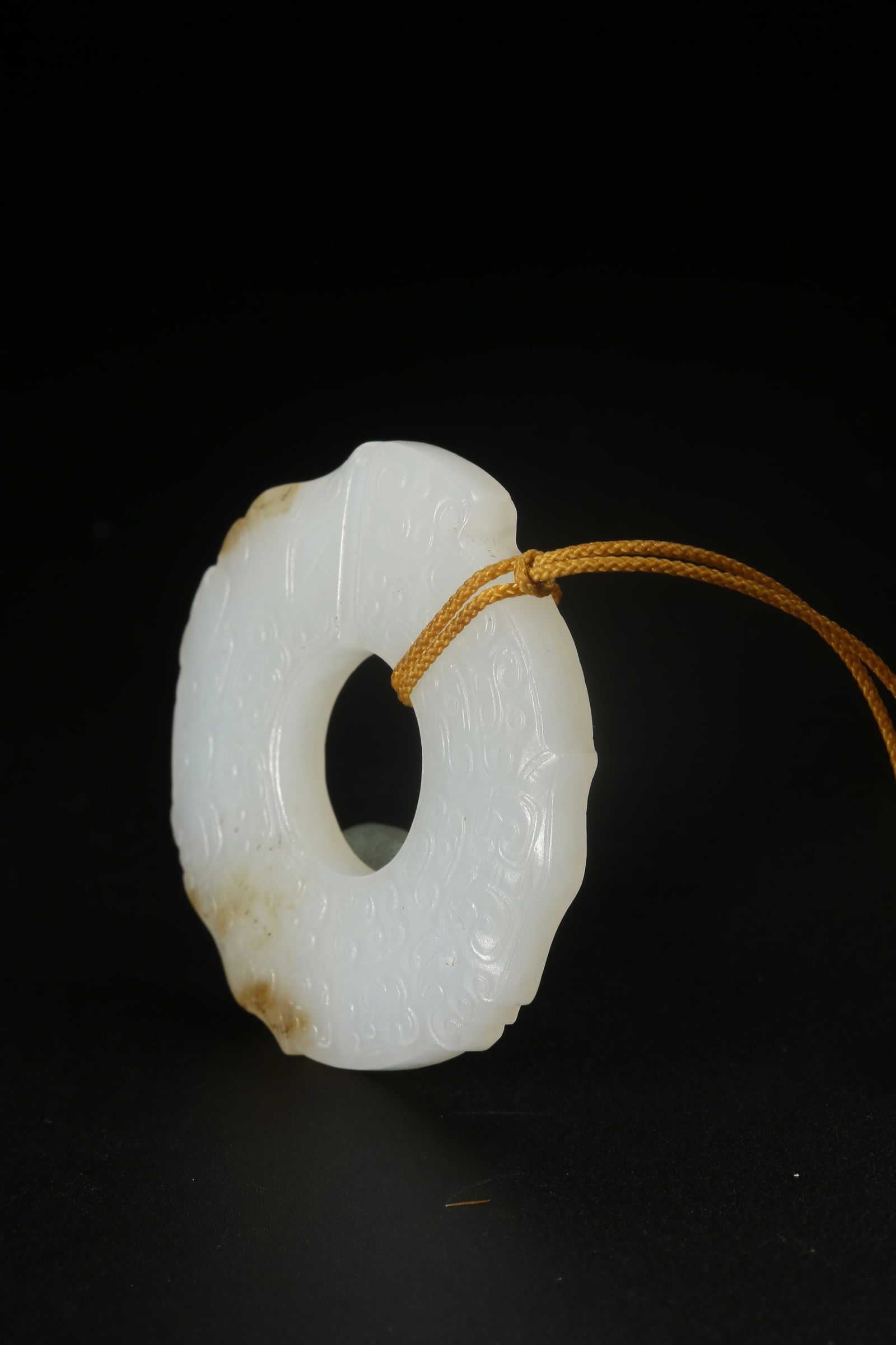 A HETIAN JADE BI-RING - 5
