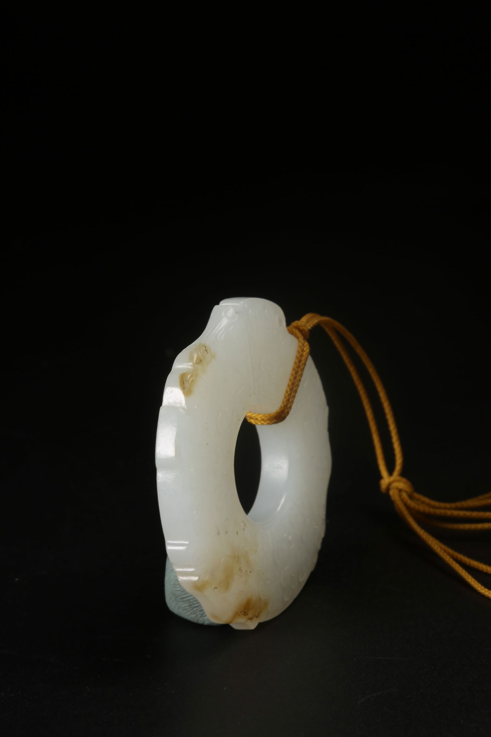 A HETIAN JADE BI-RING - 6