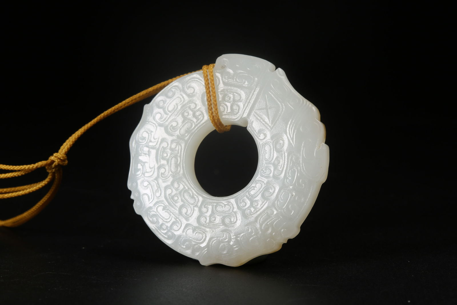 A HETIAN JADE BI-RING - 7