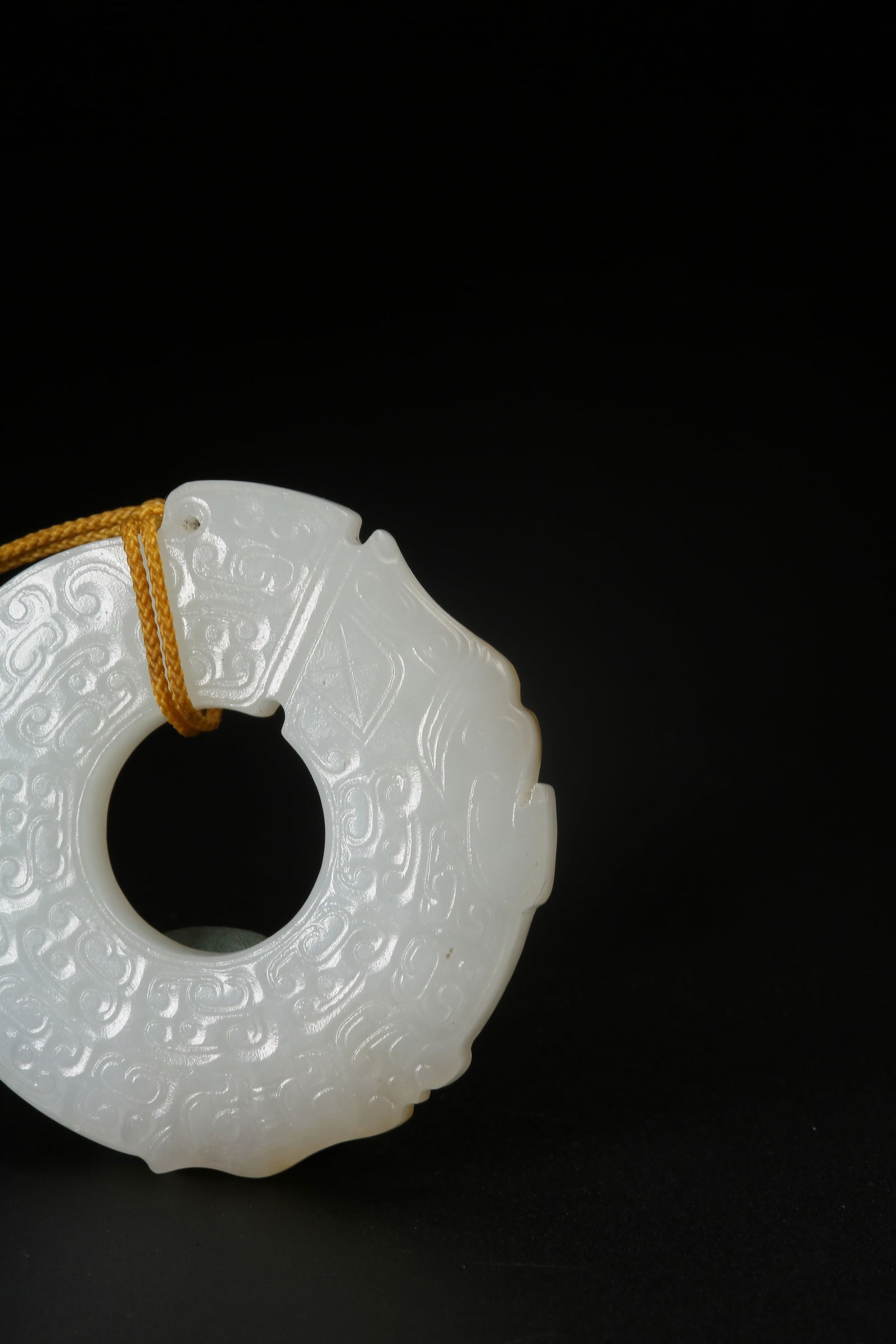 A HETIAN JADE BI-RING - 8