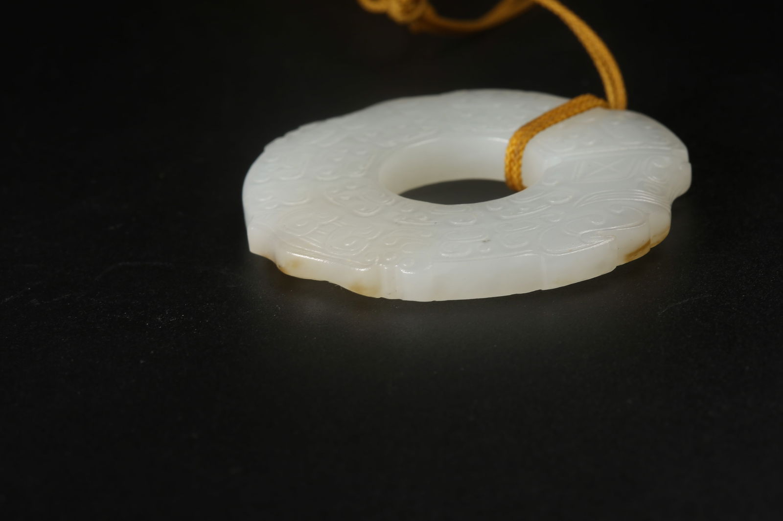 A HETIAN JADE BI-RING - 9