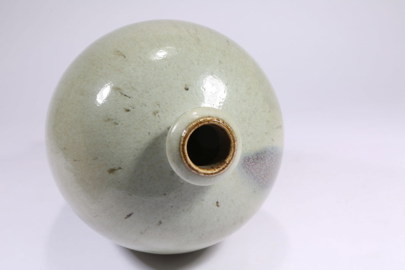 A JUN WARE GLAZE APPRECIATION BOTTLE - 8