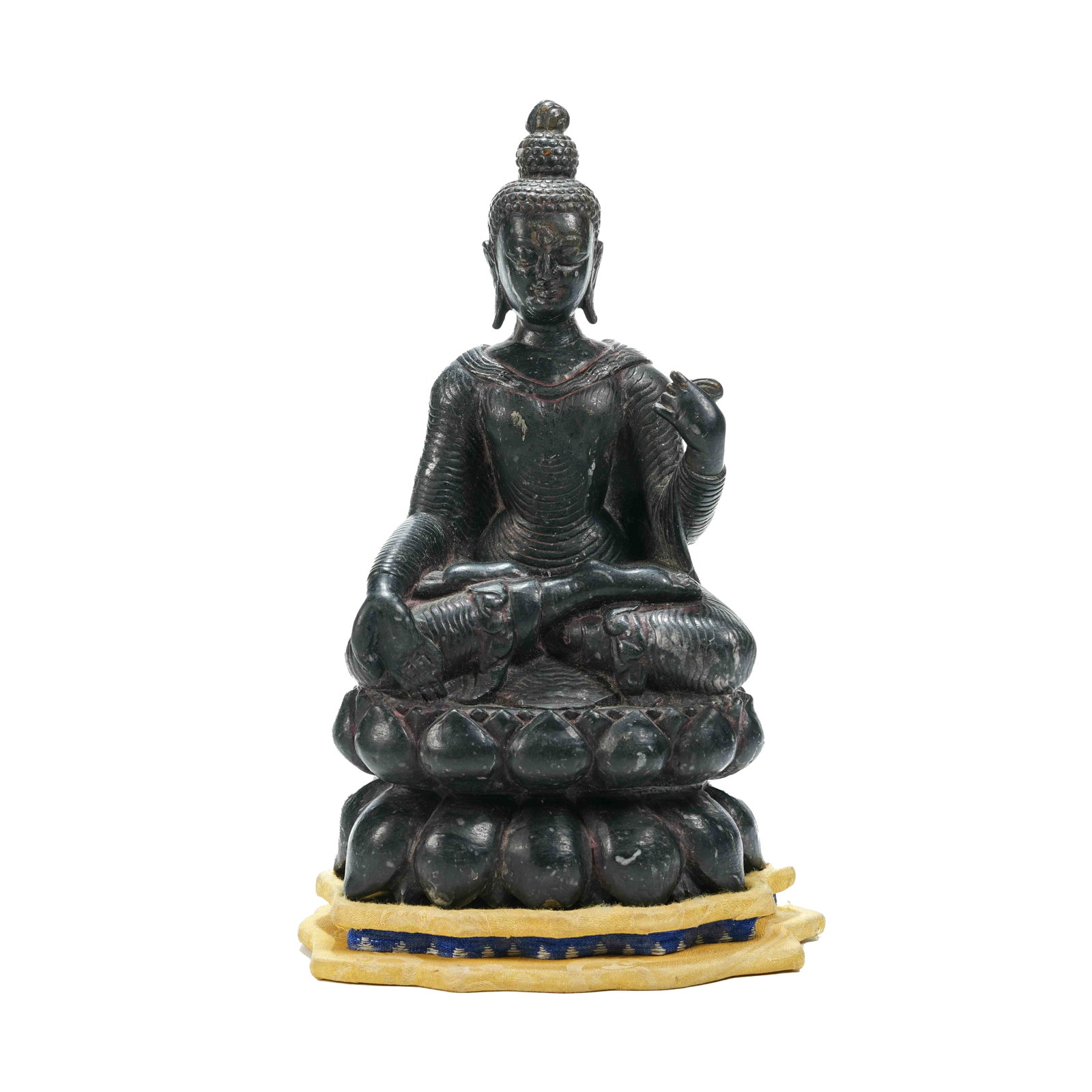 BLACK STONE PALA-STYLE PREACHING SAKYAMUNI BUDDHA STATUE, 12TH-13TH CENTURY (1 of 8)