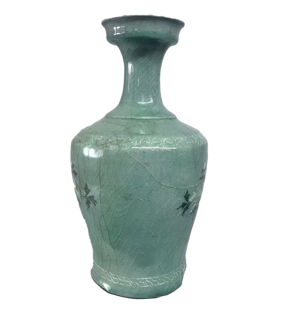 KORYO CELADON WIDE-MOUTH VASE (1 of 5)