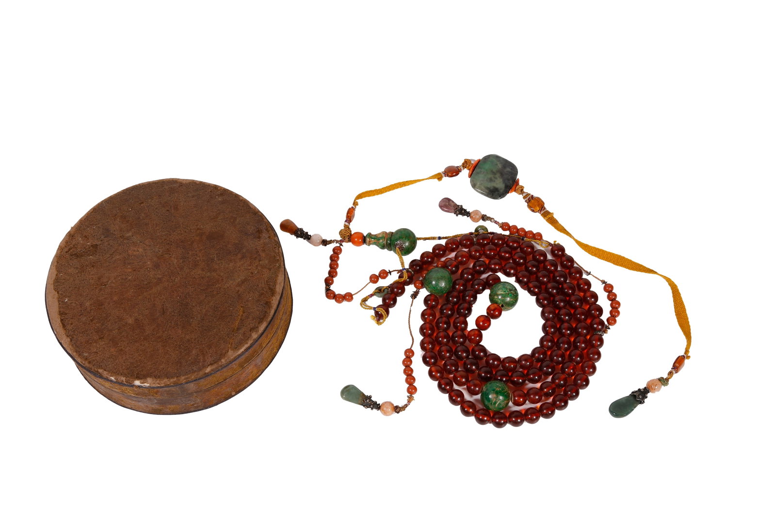 AMBER COURT BEADS QING DYNASTY (1 of 10)