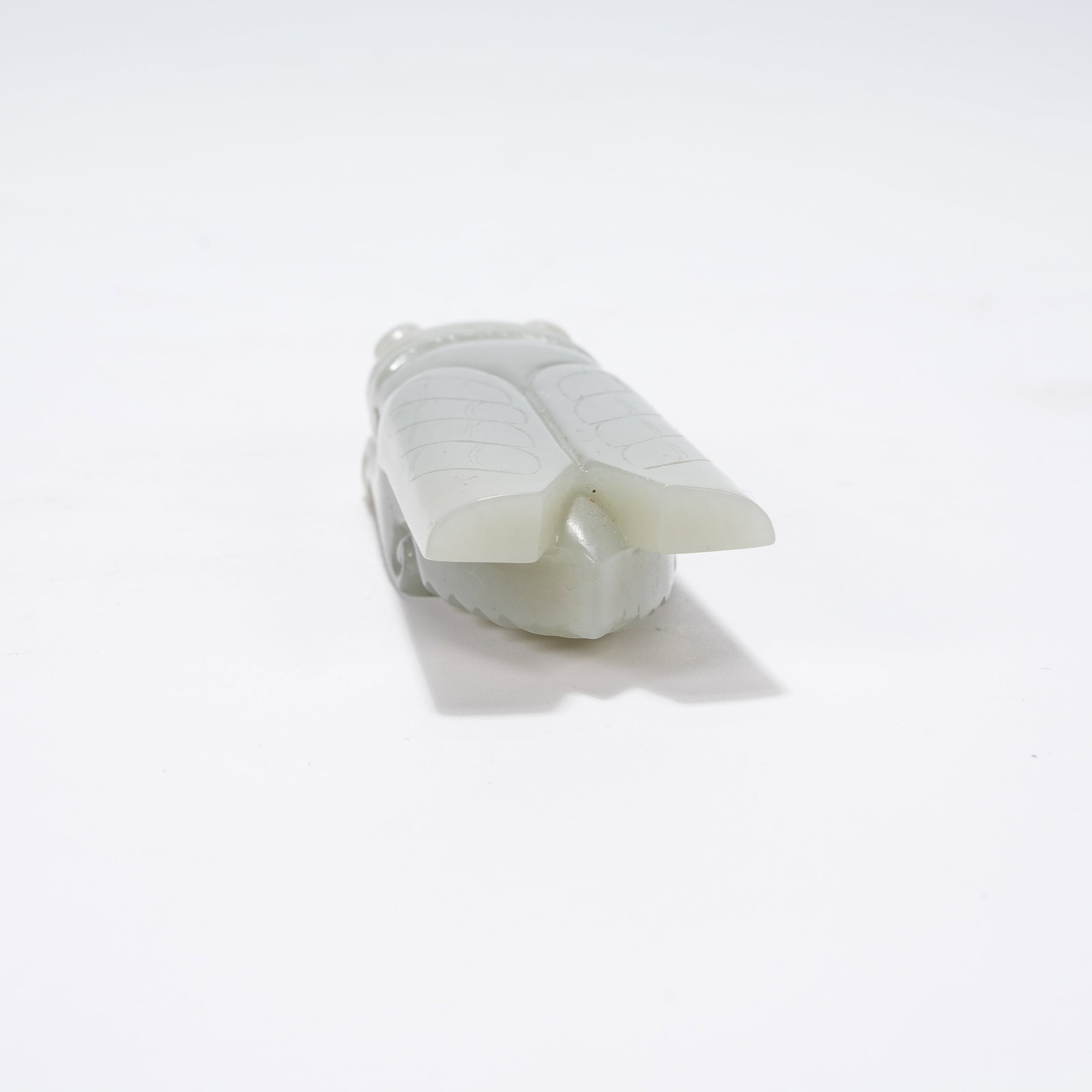 A HETIAN JADE CICADA - 4