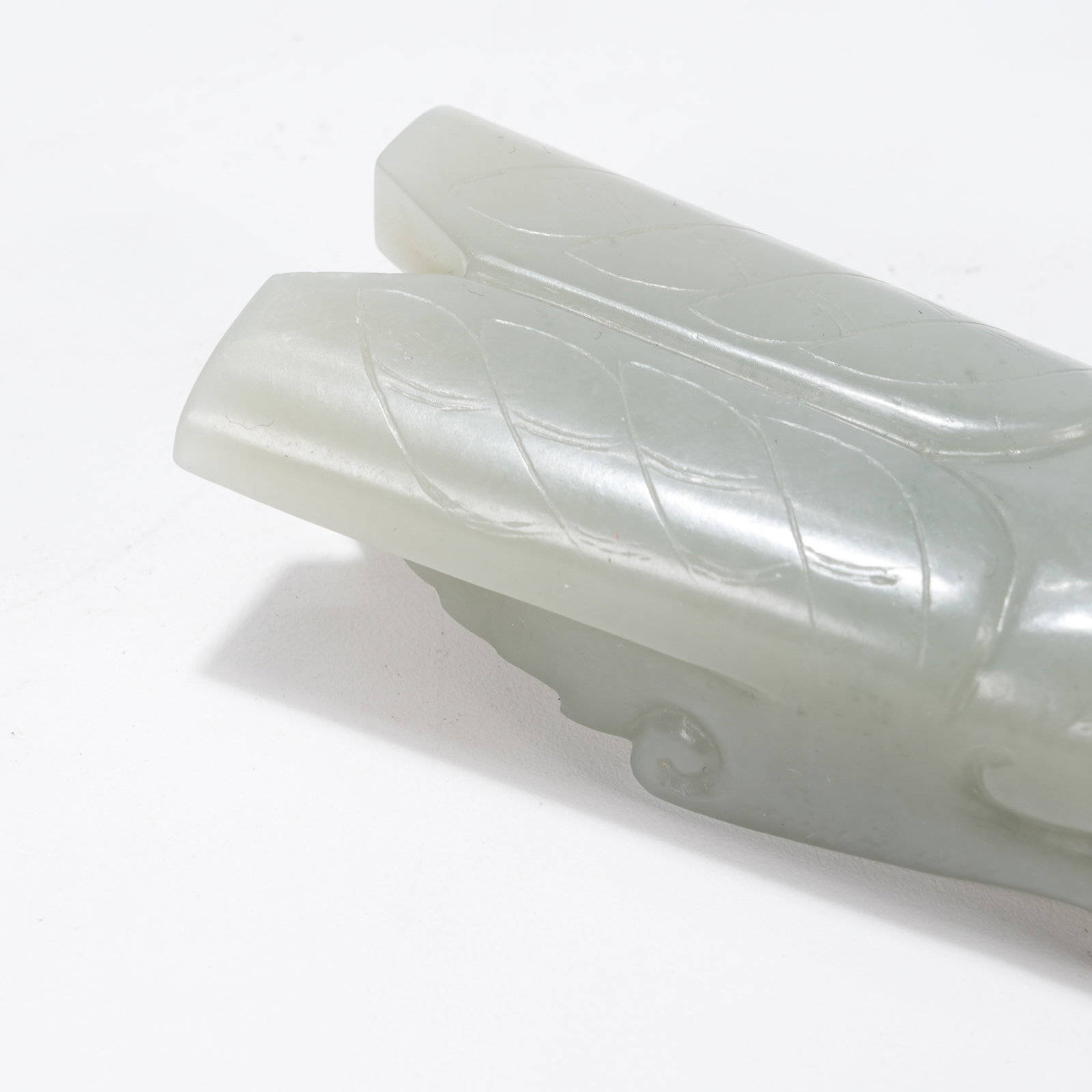 A HETIAN JADE CICADA - 6