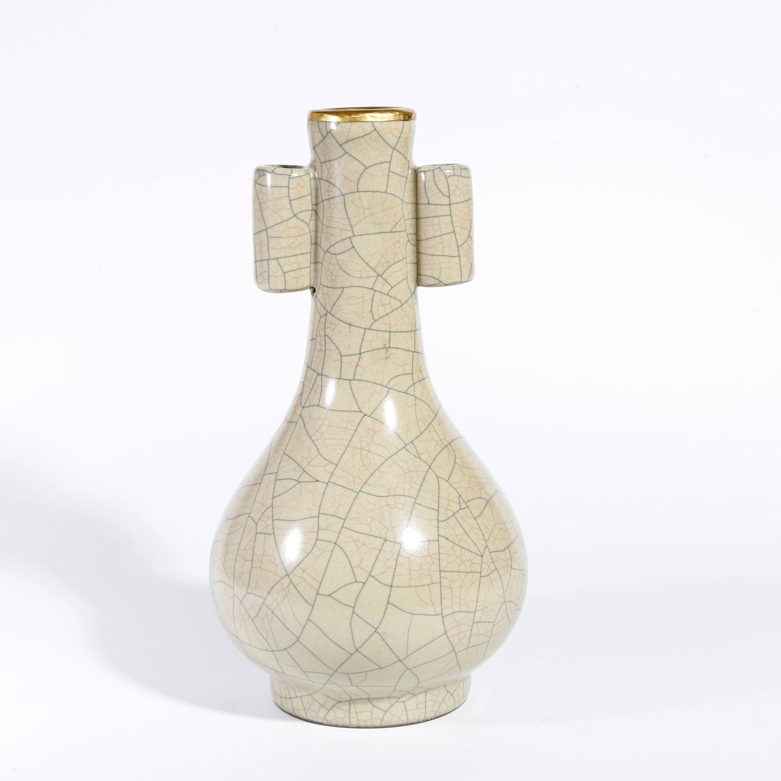 A OFFICIAL KILN DOUBLE ARROW EAR VASE (1 of 9)