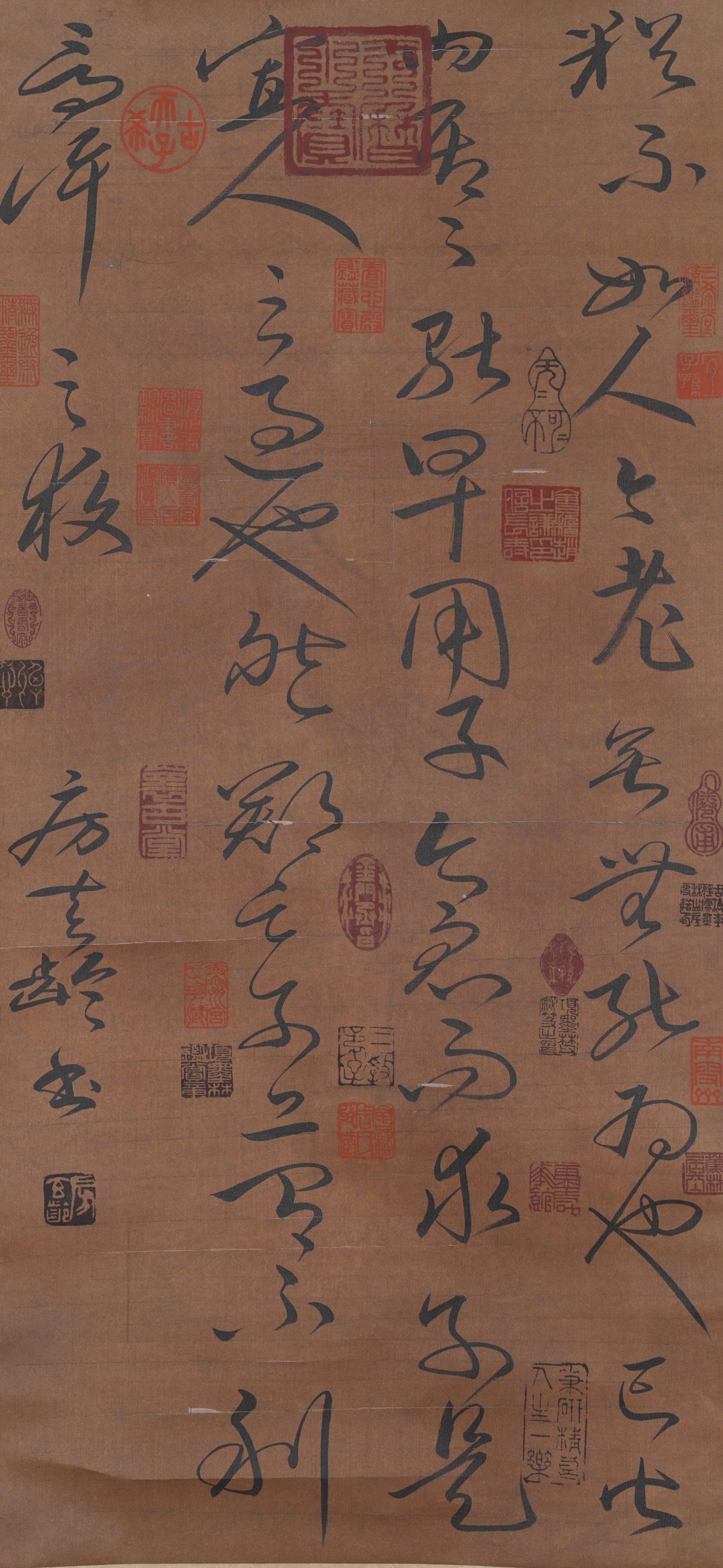 A CALLIGRAPHY ON SILK BY FANG XUANLING.房玄齡 (1 of 8)