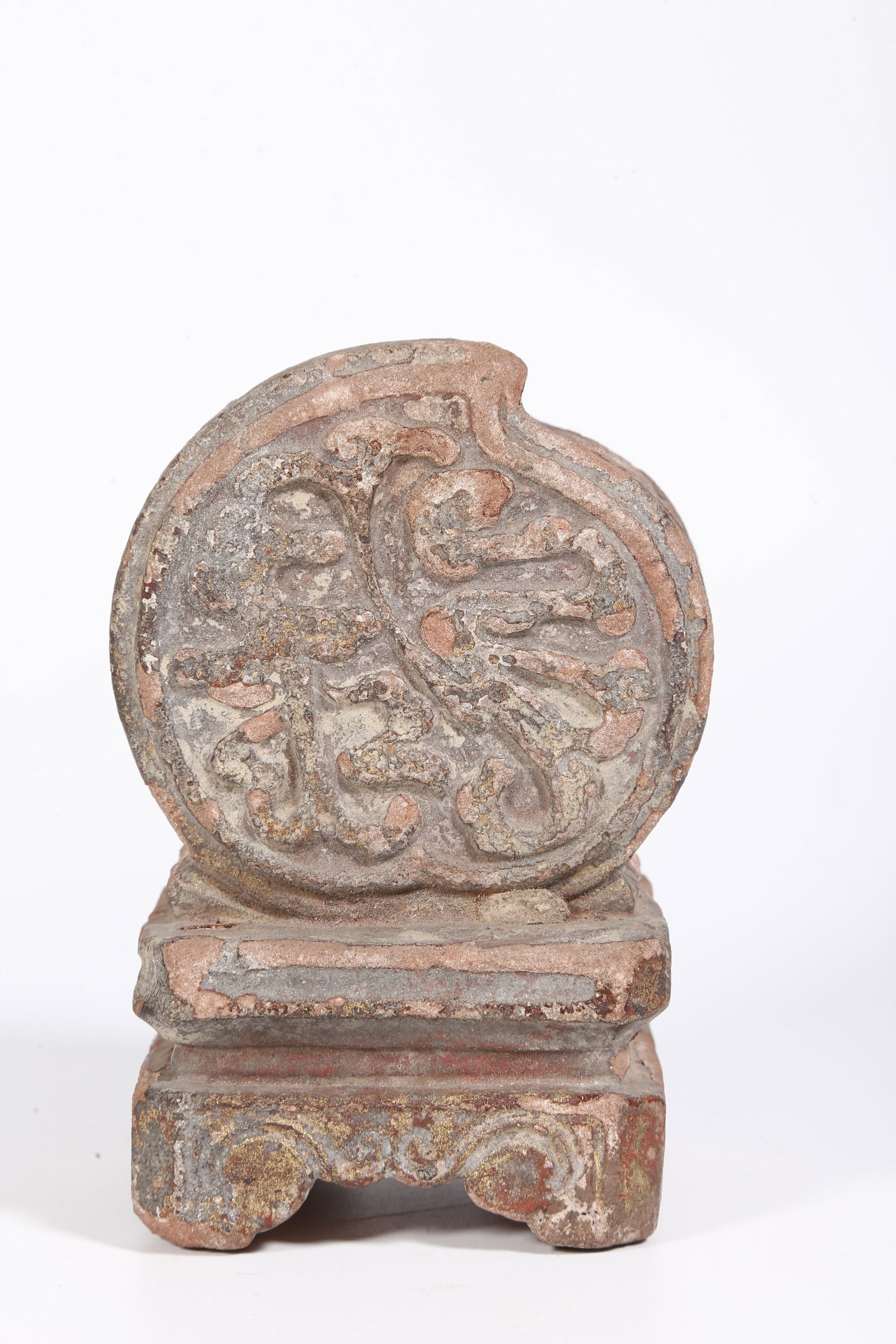 A STONE INCENSE HOLDER - 2