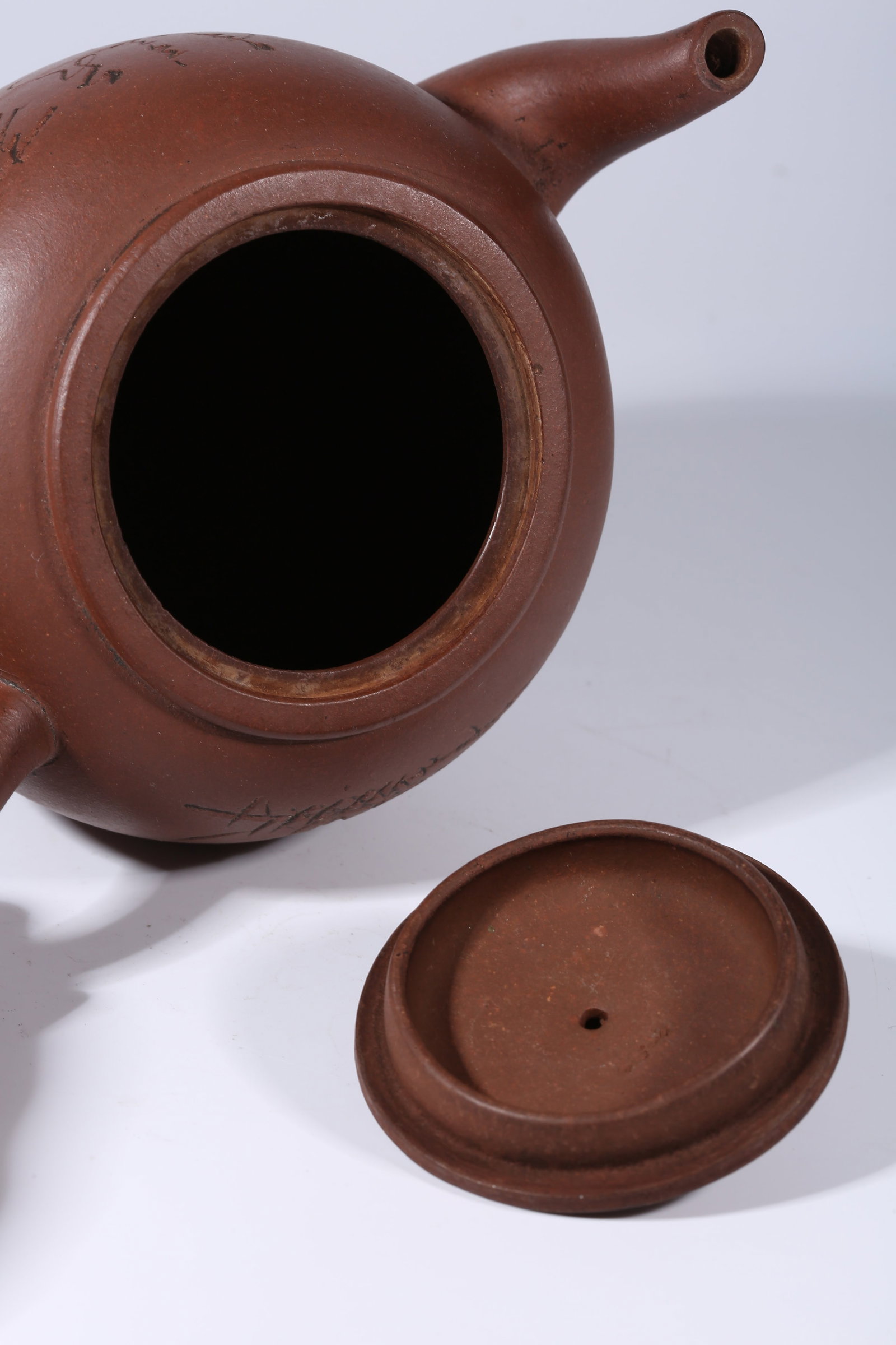 A YIXING TEAPOT - 8