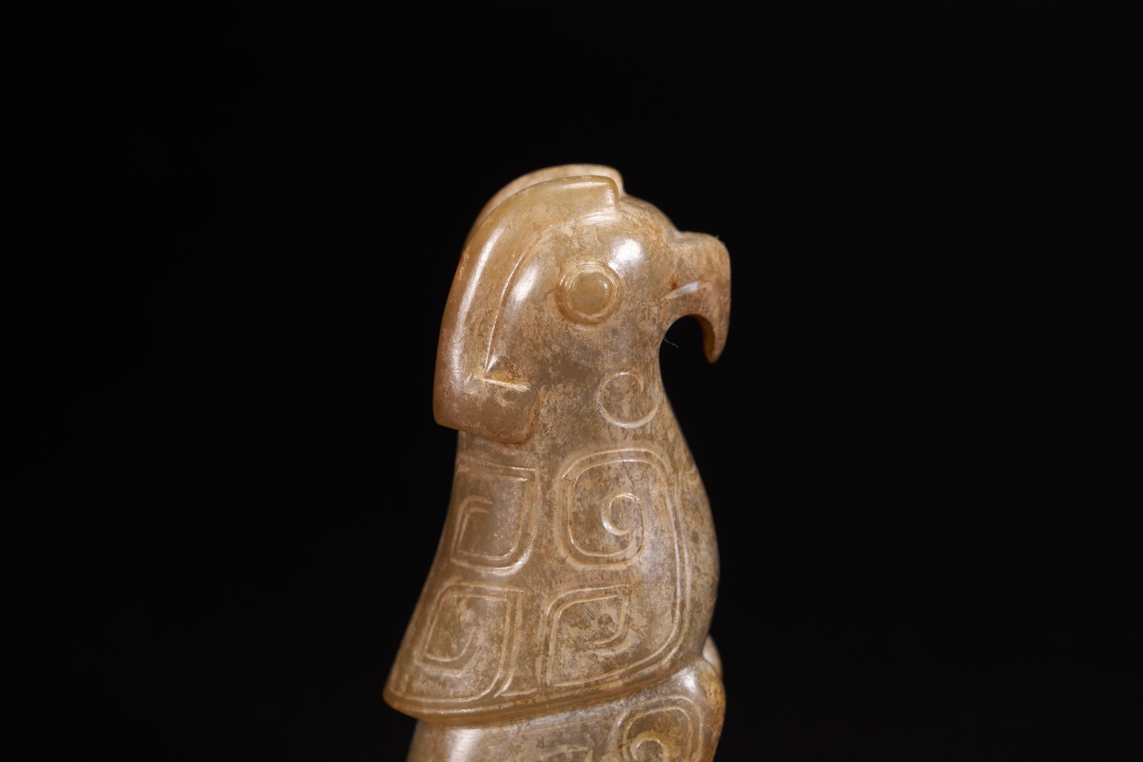 A HIGH-ANTIQUITY JADE EAGLE - 7