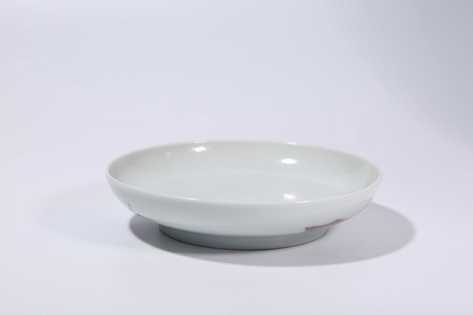 A ALUM-RED FISH PATTERN SMALL PLATE - 2