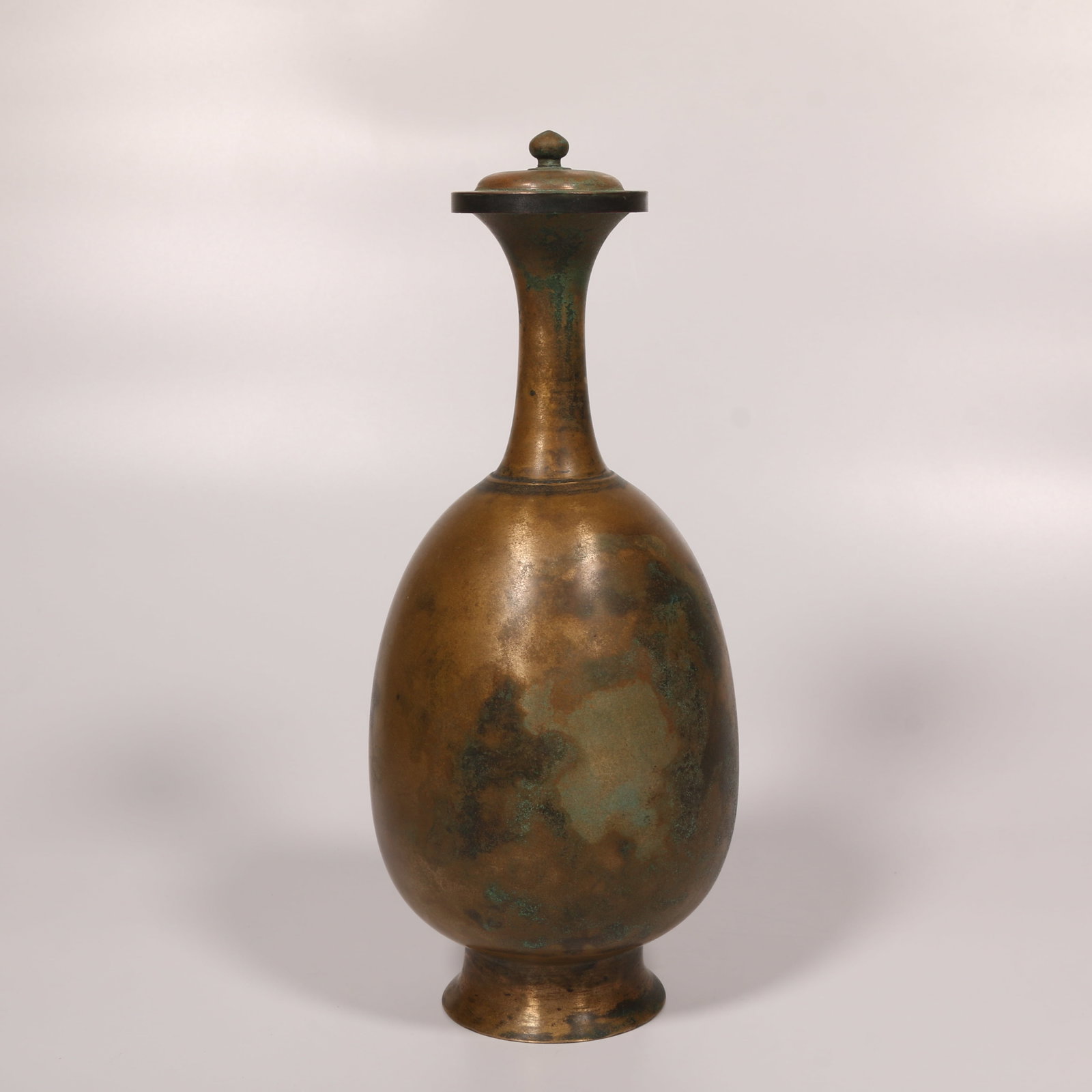 A BRONZE PURIFICATION BOTTLE - 7