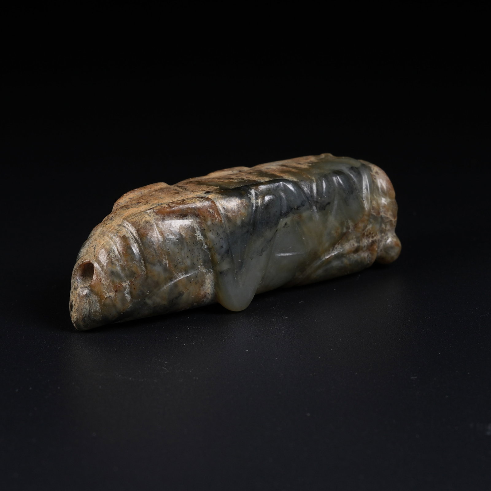 A ANCIENT JADE ORNAMENT SYMBOLIZING INSTANT SUCCESS (1 of 7)
