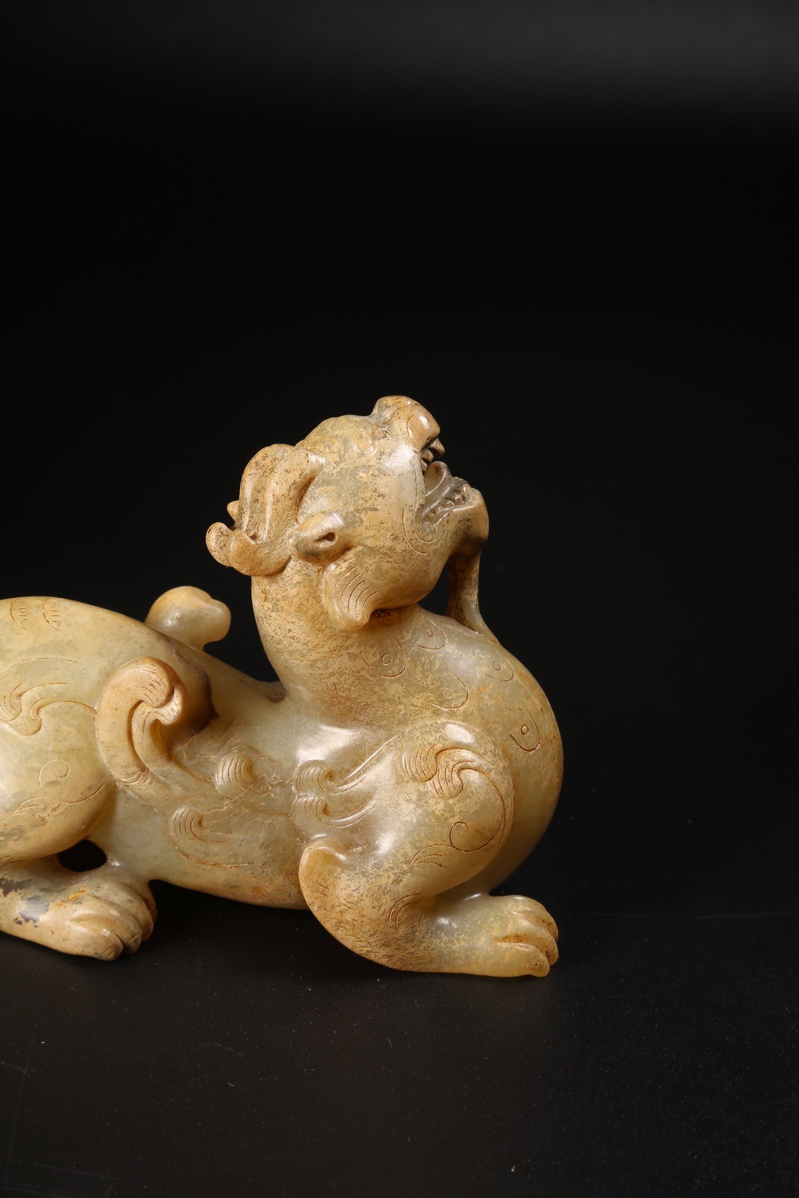 JADE PIXIE AUSPICIOUS BEAST, HAN DYNASTY - 7