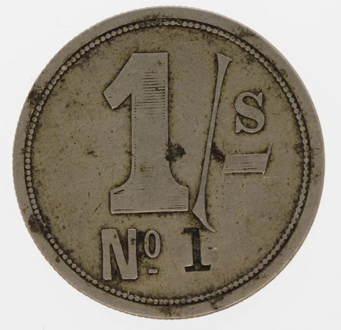 AUSTRALIA CIRCA 1940S 1/- CHECK PIECE (1 of 2)