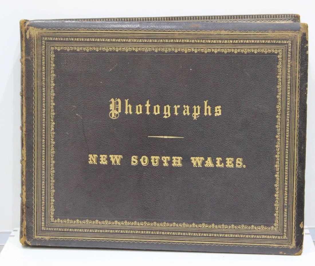 AUSTRALIA BOUND PRESENTATION EDITION OF 'PHOTOGRAPHS (OF) NEW SOUTH WALES' CIRCA 1900 (1 of 4)