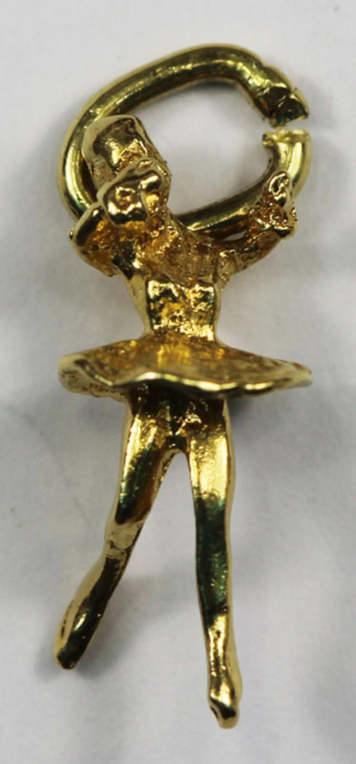 'BALLERINA' CHARM IN 16CT YELLOW GOLD (1 of 3)