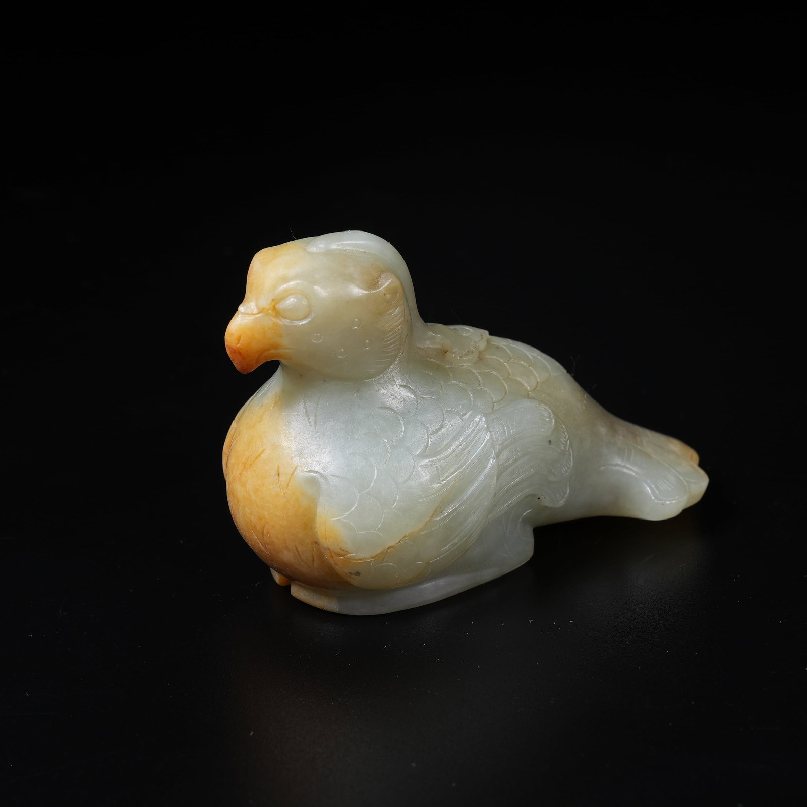 A ANCIENT JADE PHOENIX STAFF HEAD (1 of 8)