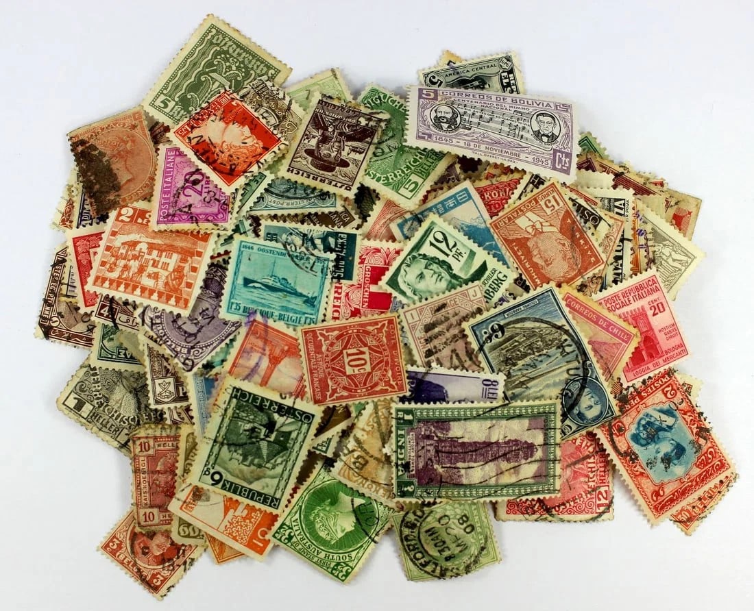 WORLD STAMPS CIRCA.PRE-1950, BULK LOT (250+) (1 of 1)