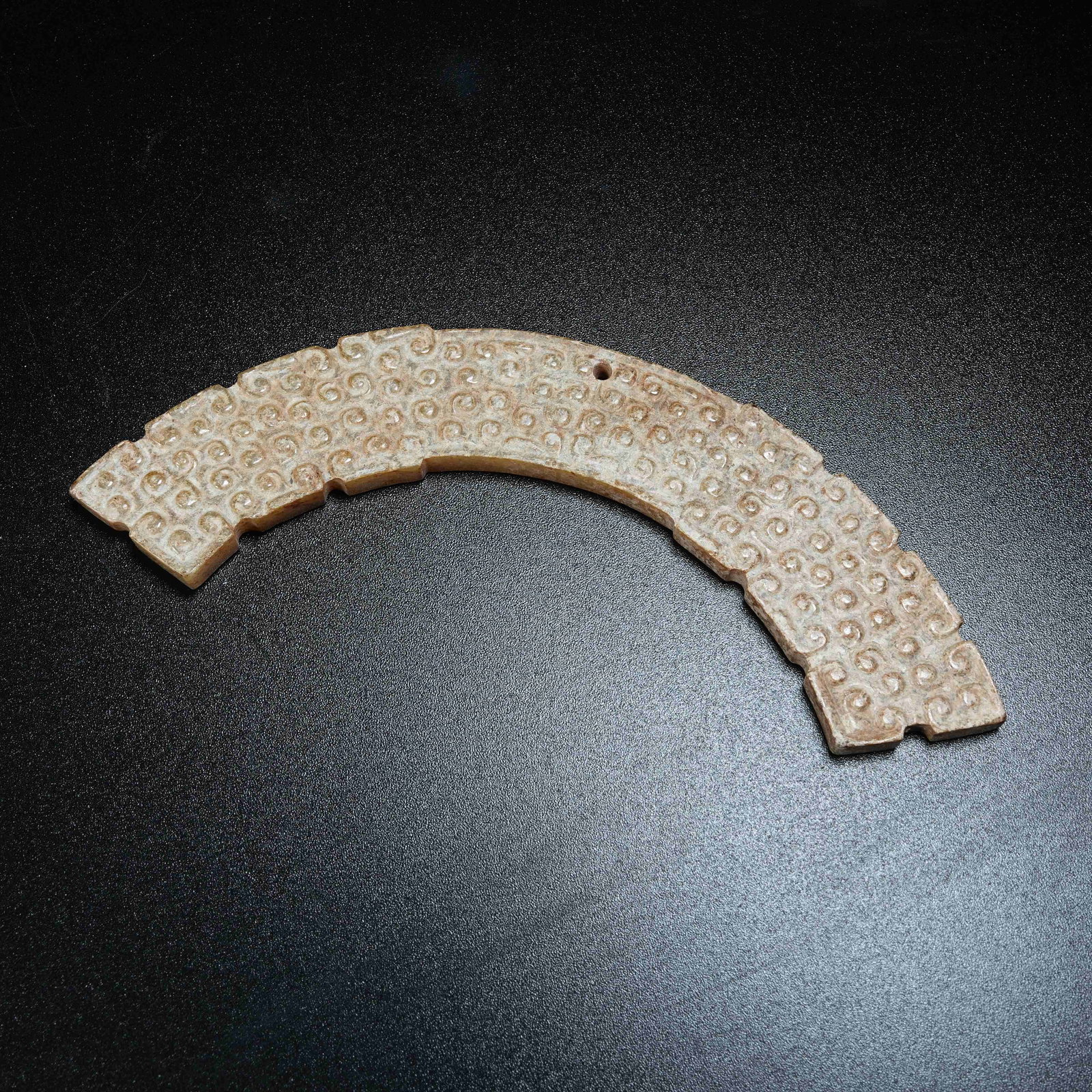 A ANCIENT JADE HUANG ARC: Ancient Jade Huang Arc