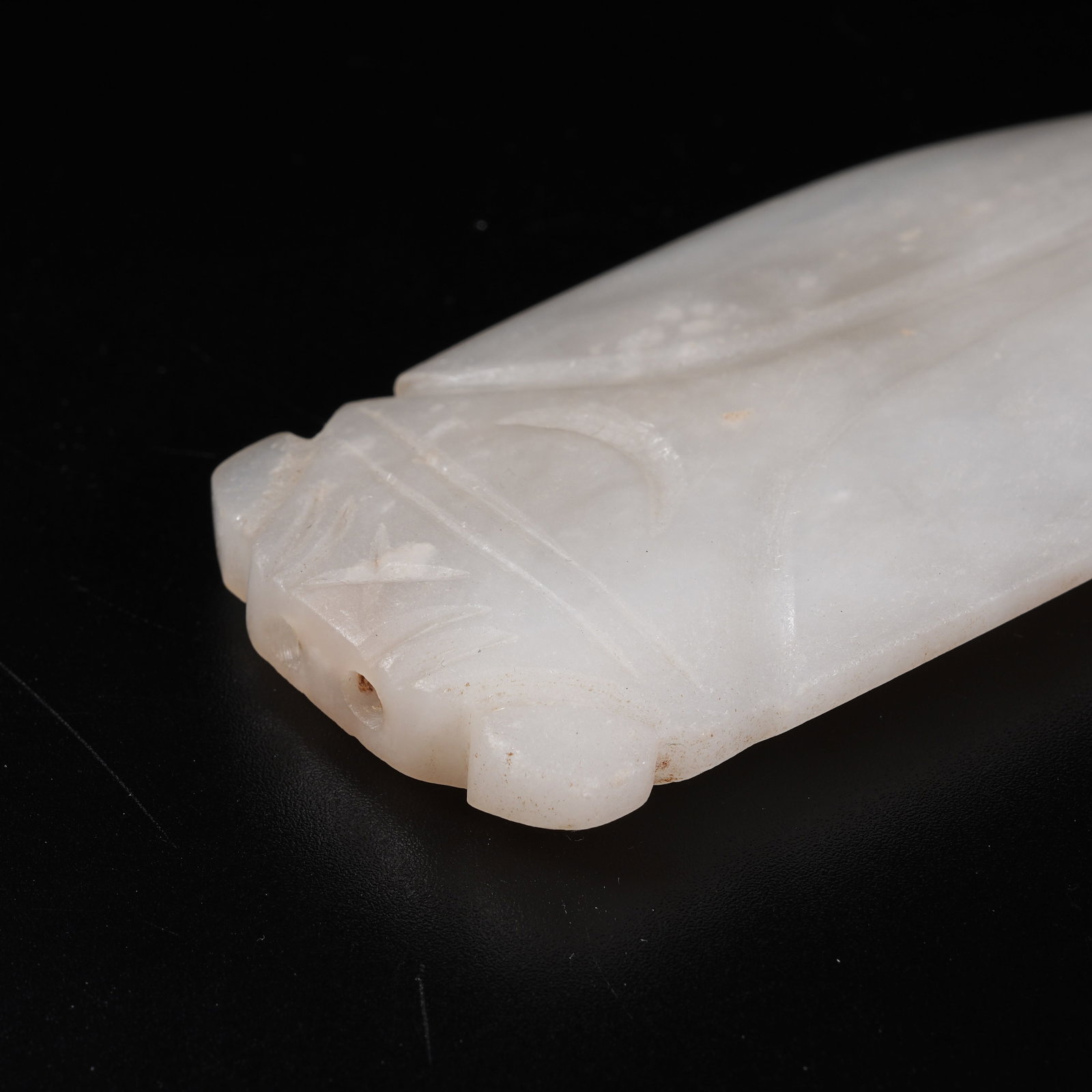 A HETIAN JADE CICADA - 2