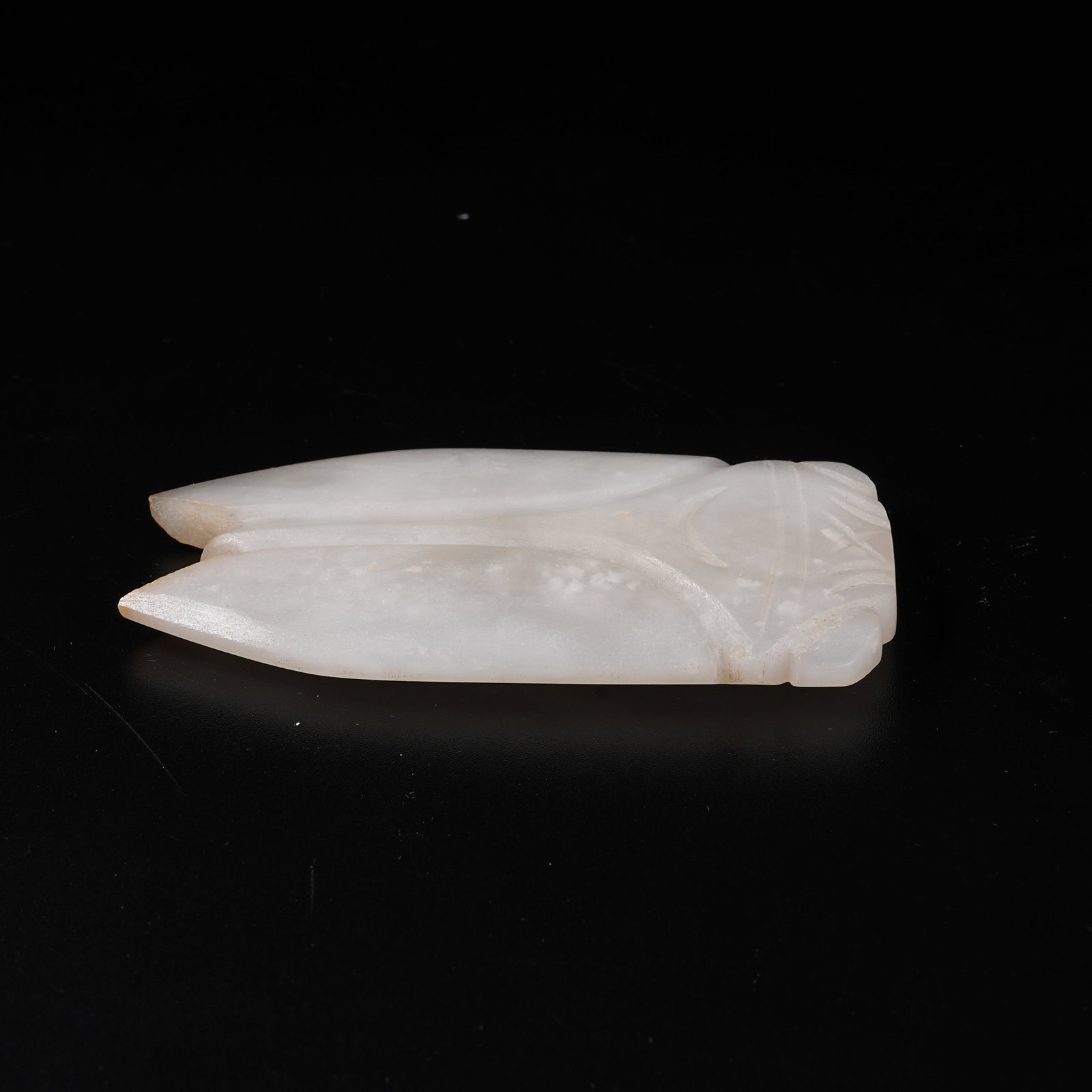 A HETIAN JADE CICADA - 5