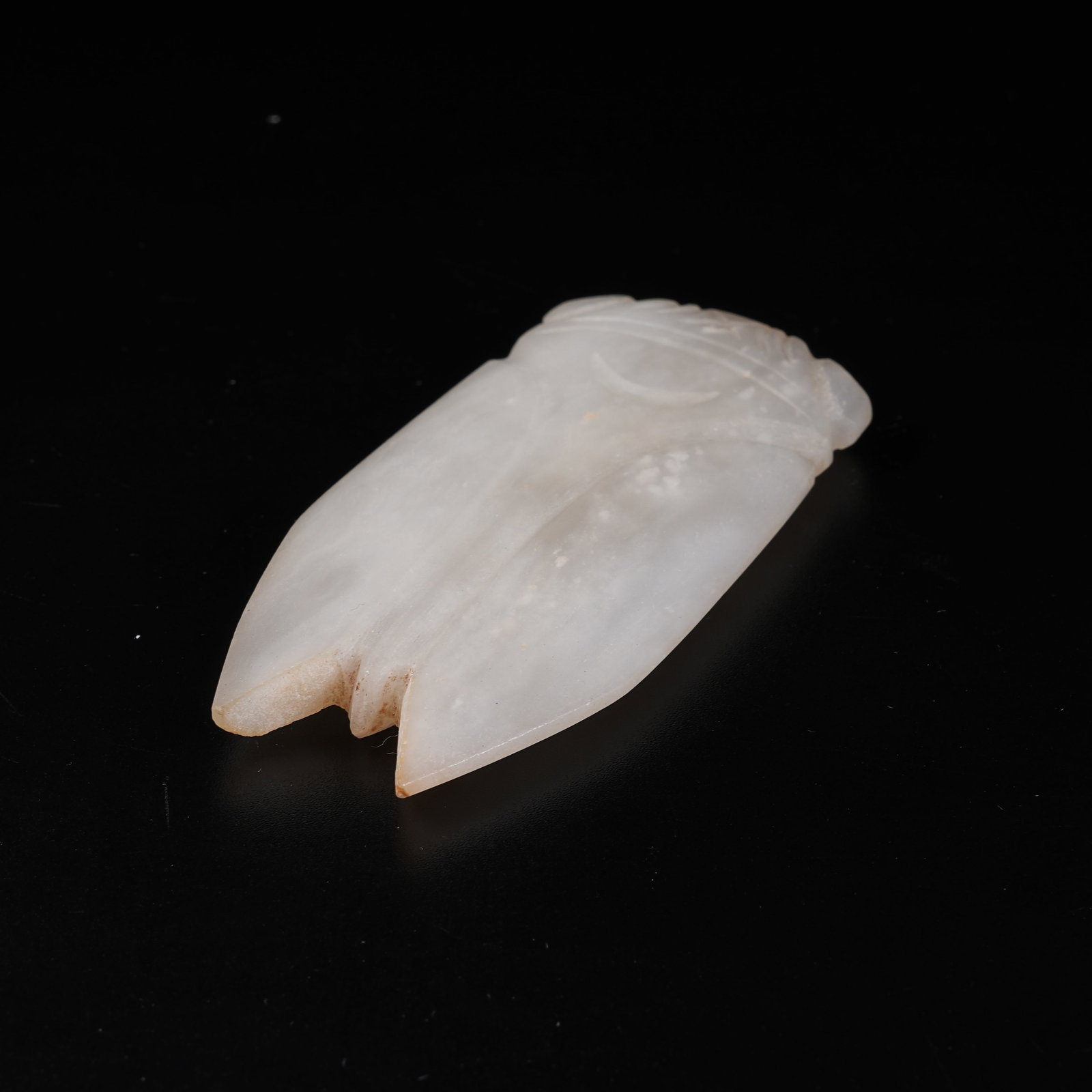 A HETIAN JADE CICADA - 6
