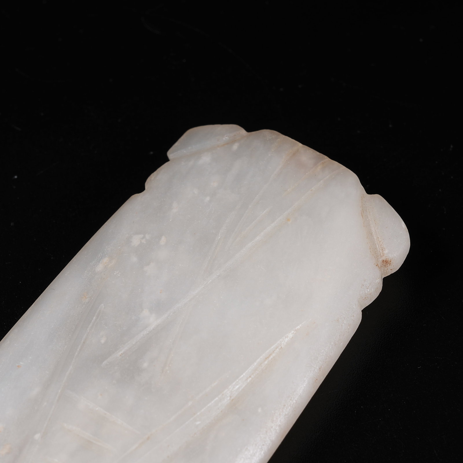 A HETIAN JADE CICADA - 7