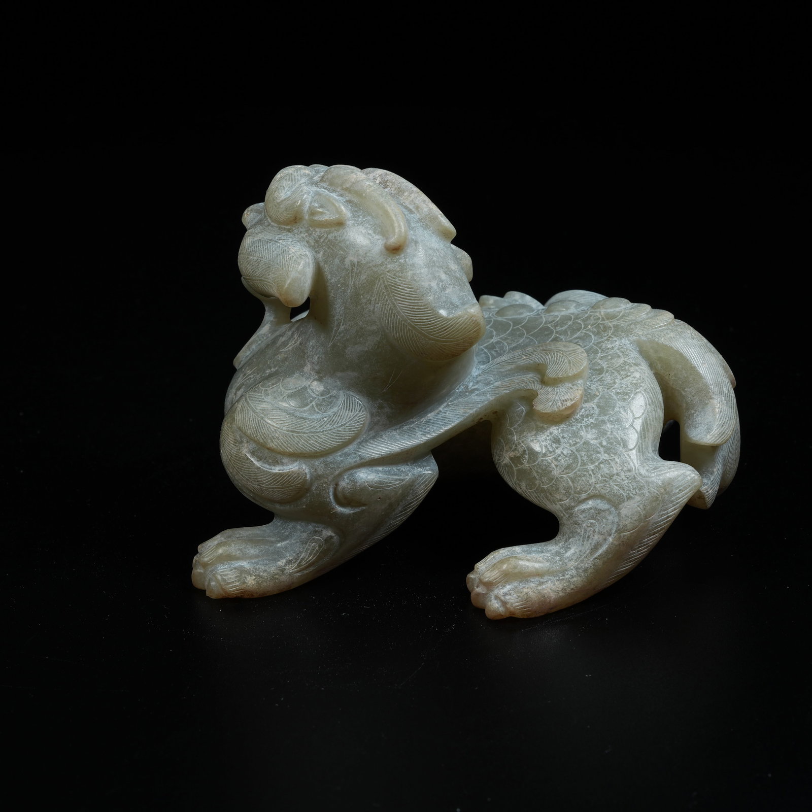 A ANCIENT JADE EVIL-WARDING BEAST - 3