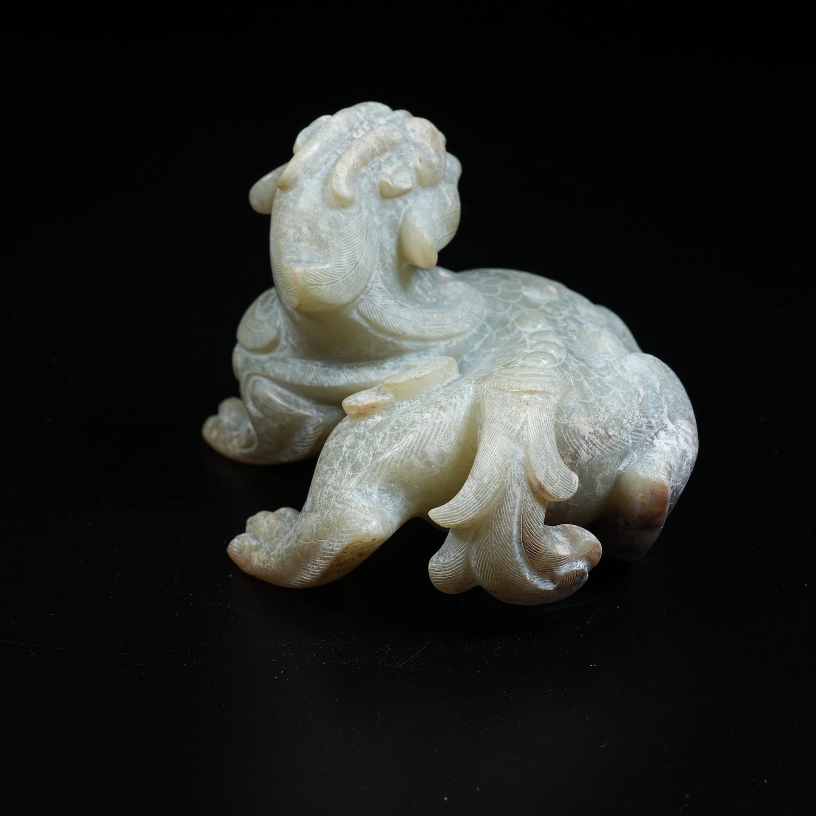 A ANCIENT JADE EVIL-WARDING BEAST - 4