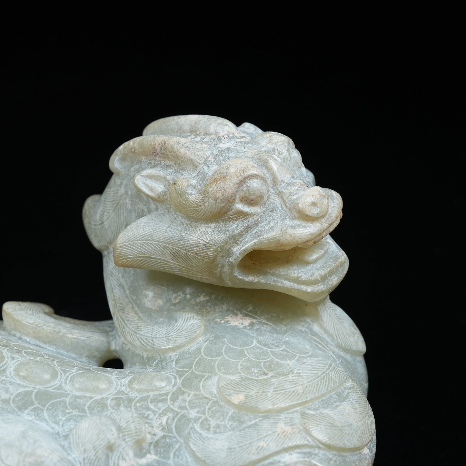 A ANCIENT JADE EVIL-WARDING BEAST - 5