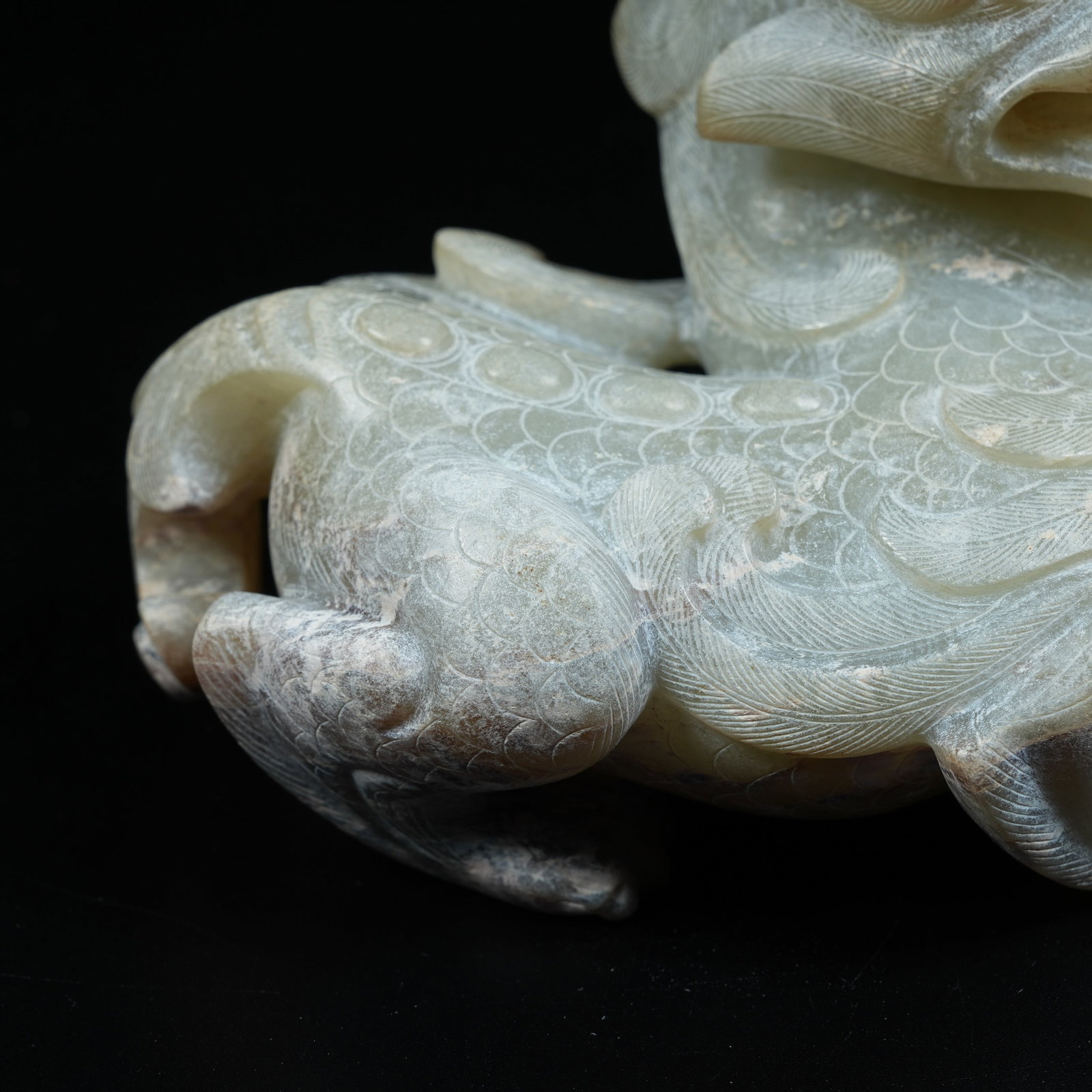 A ANCIENT JADE EVIL-WARDING BEAST - 6