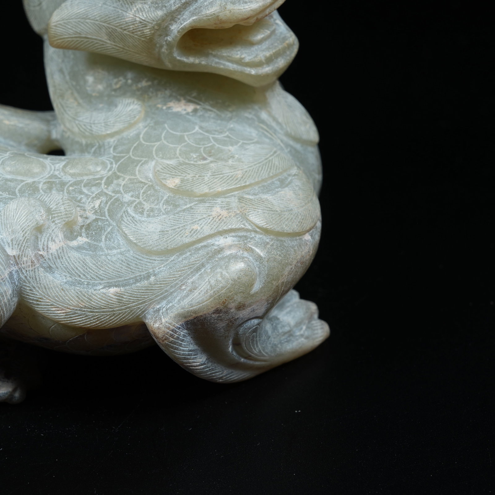 A ANCIENT JADE EVIL-WARDING BEAST - 7